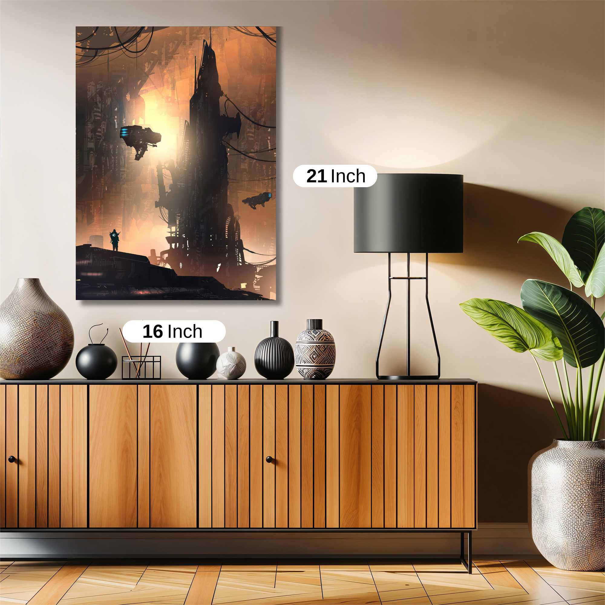 Futuristic Twilight Safe Wall Magnetic / M