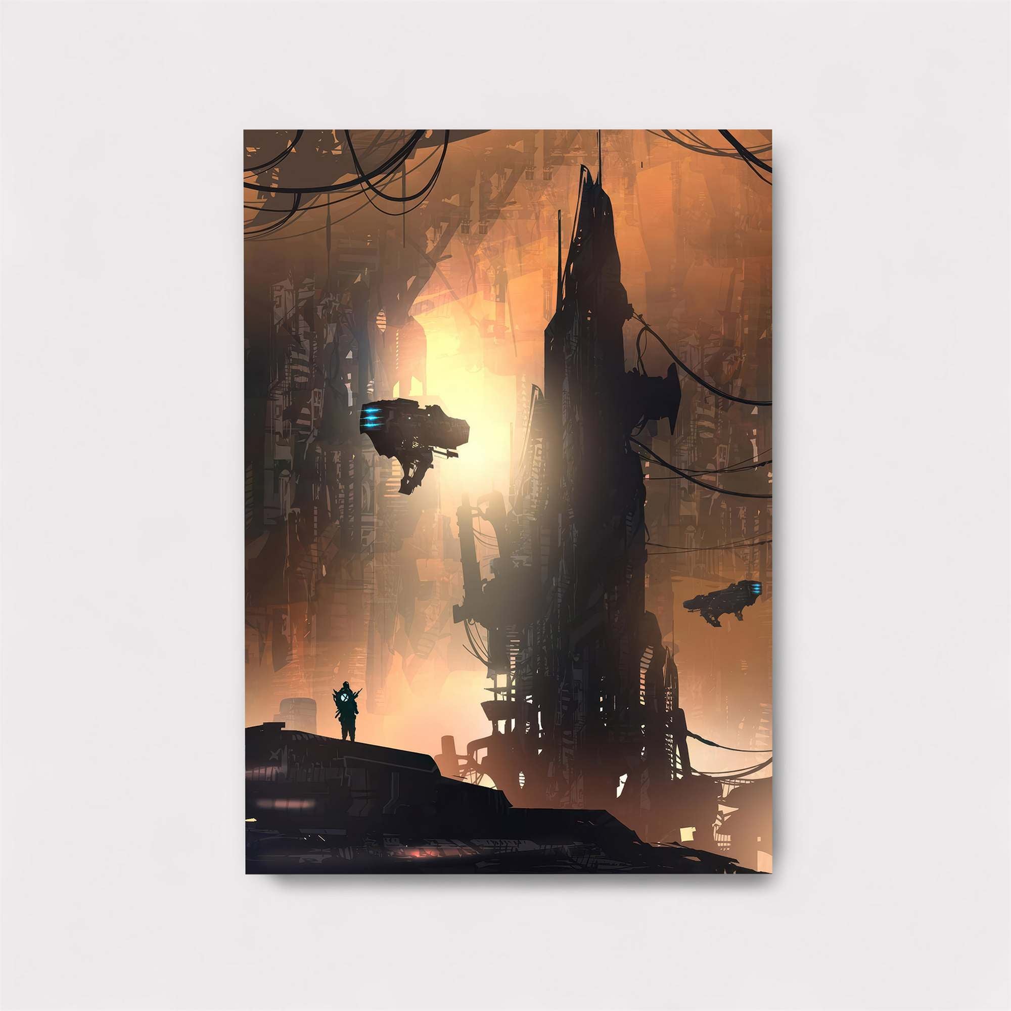 Futuristic Twilight Safe Wall Magnetic / M