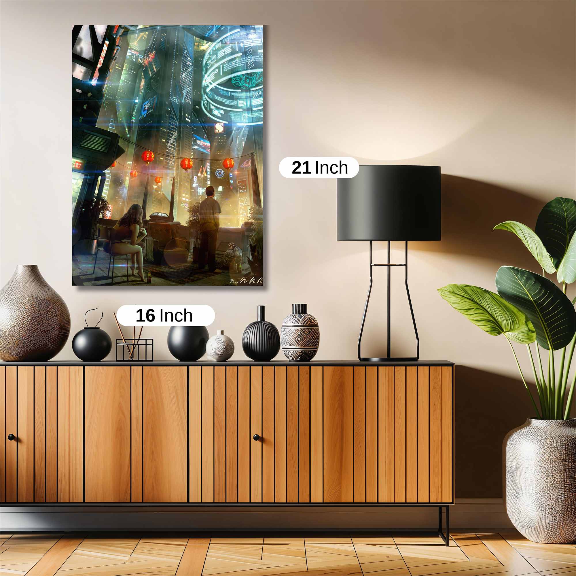 Futuristic Reverie Safe Wall Magnetic / M