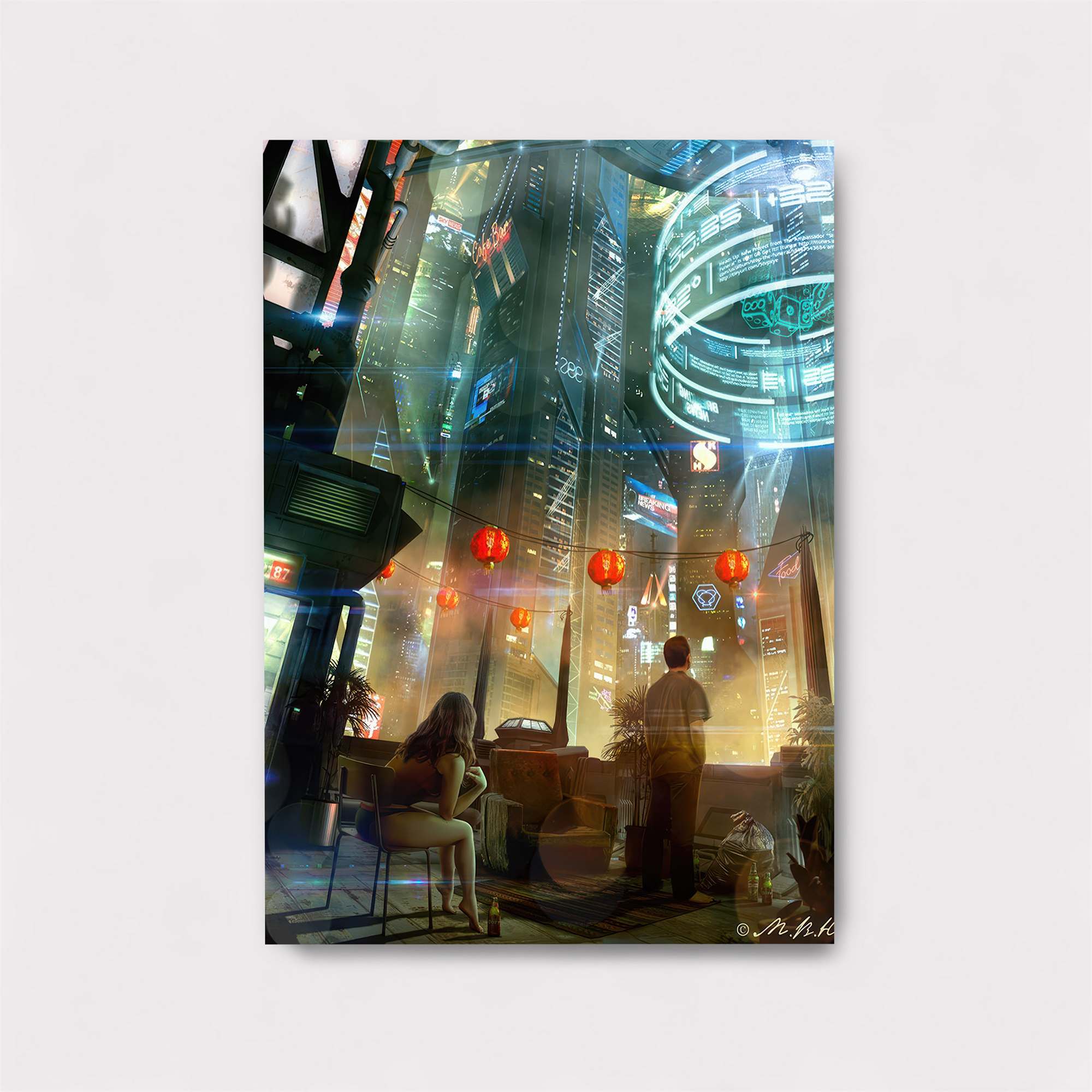 Futuristic Reverie Safe Wall Magnetic / M