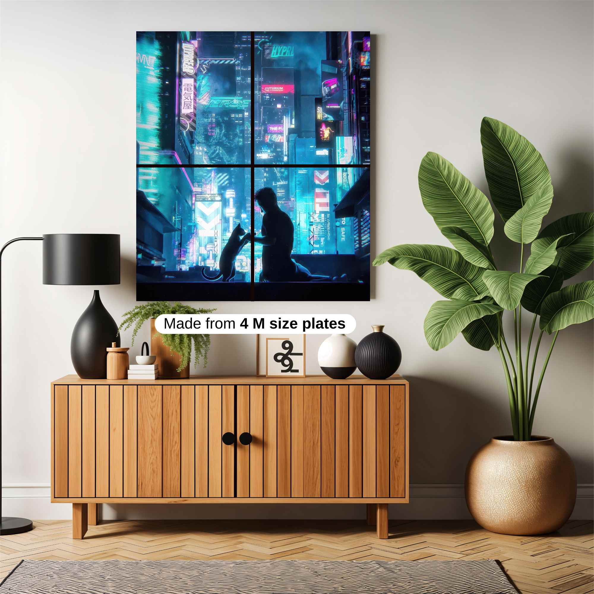 Neon Whispers Safe Wall Magnetic / M