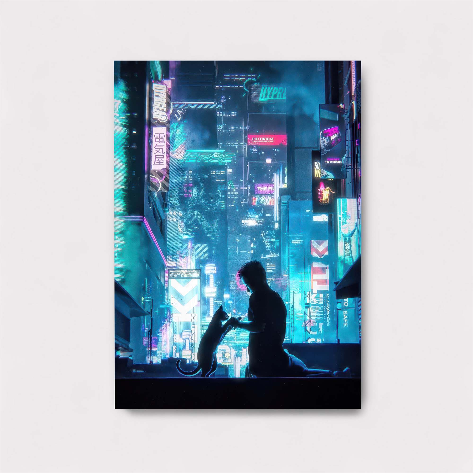 Neon Whispers Safe Wall Magnetic / M