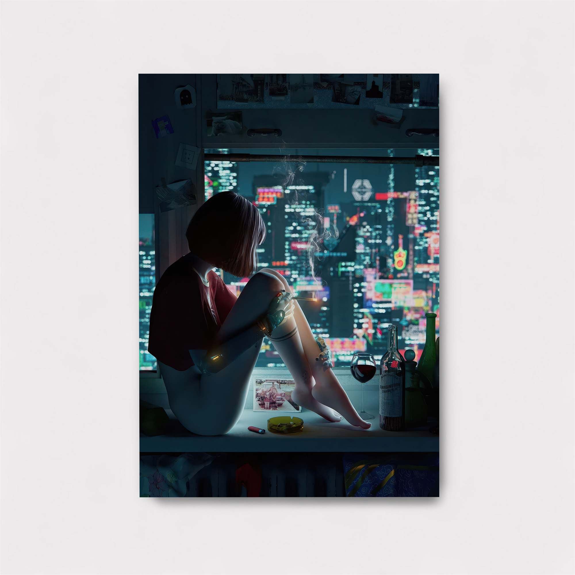 Neon Solitude Safe Wall Magnetic / M