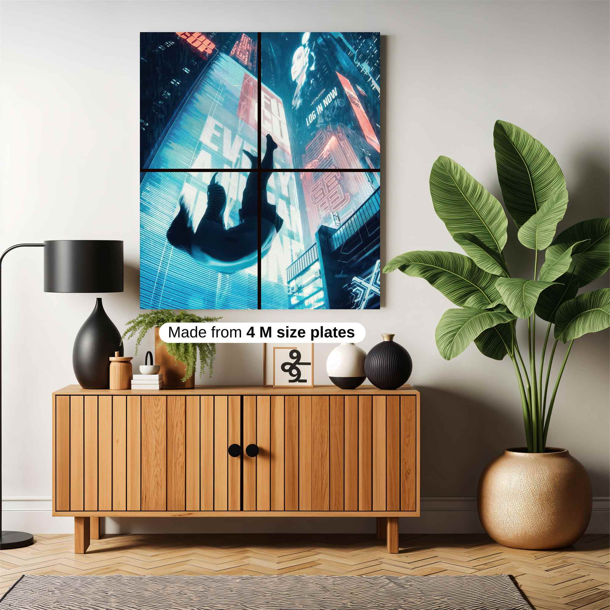 Neon Descent Safe Wall Magnetic / M