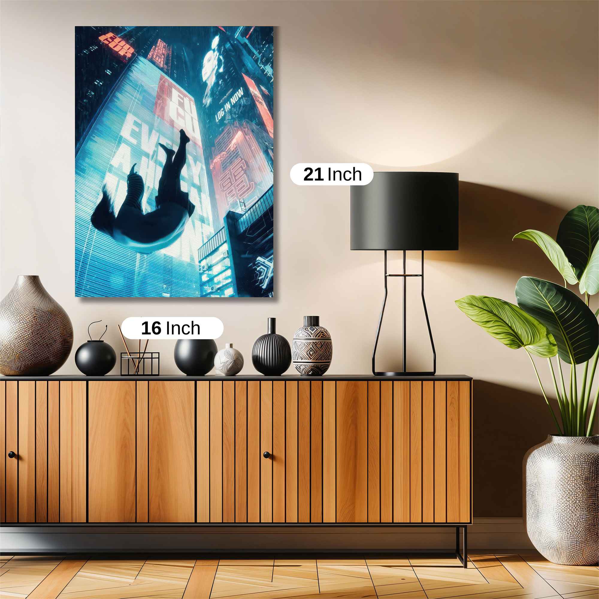 Neon Descent Safe Wall Magnetic / M