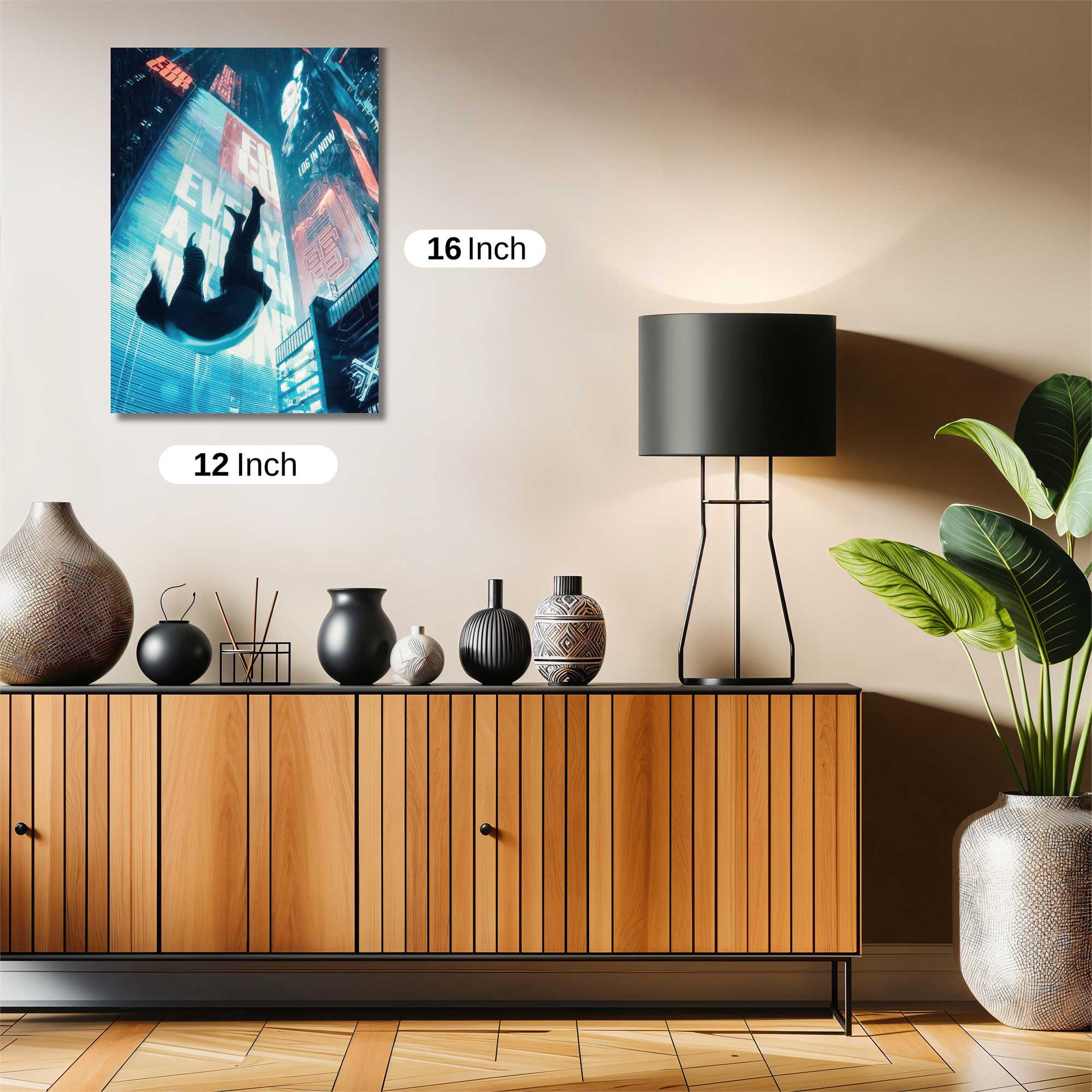 Neon Descent Safe Wall Magnetic / M