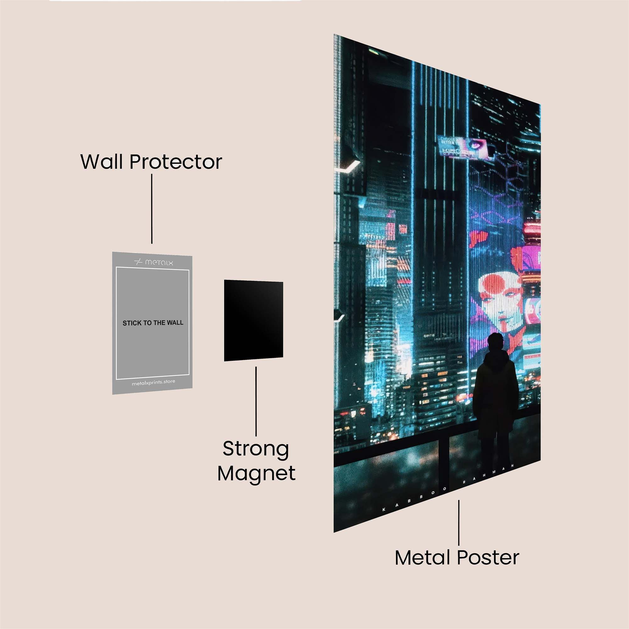 Nocturnal Reverie Safe Wall Magnetic / M