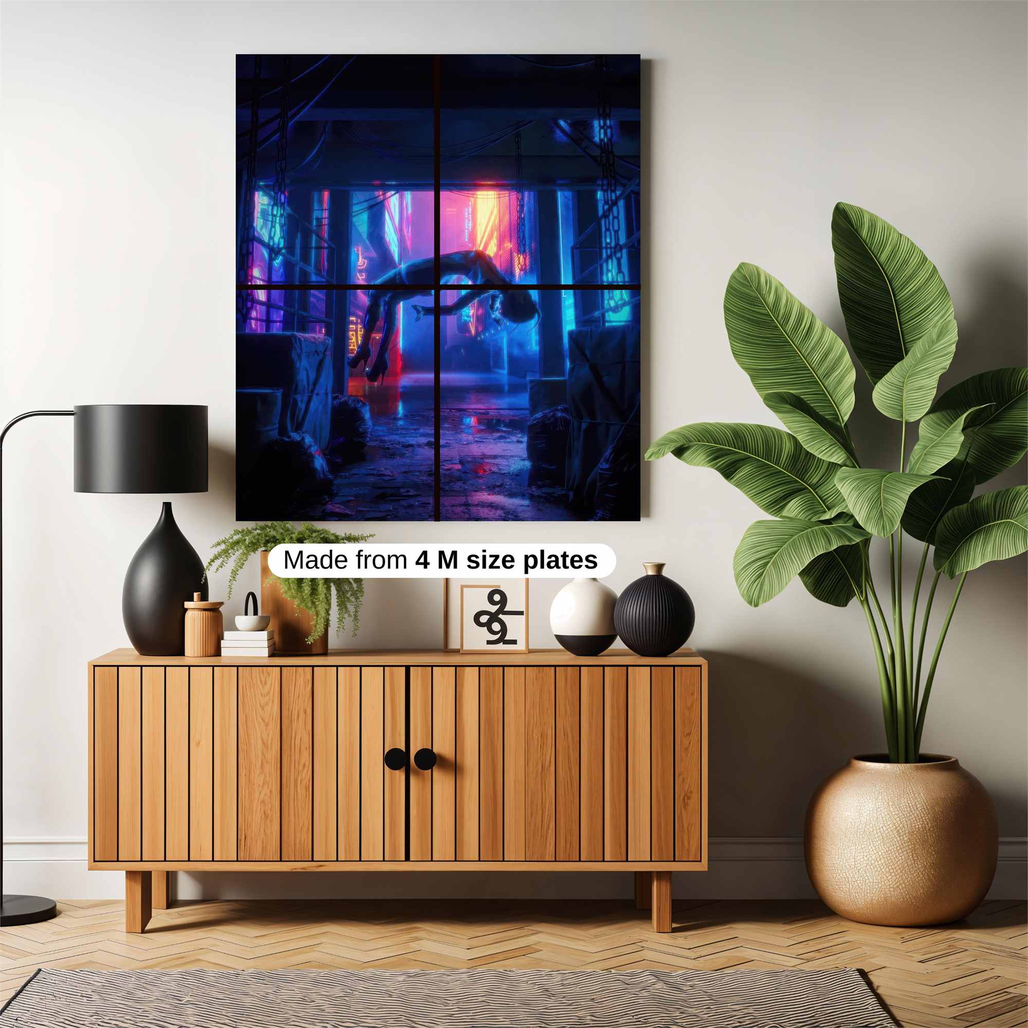 Neon Ascension Safe Wall Magnetic / M