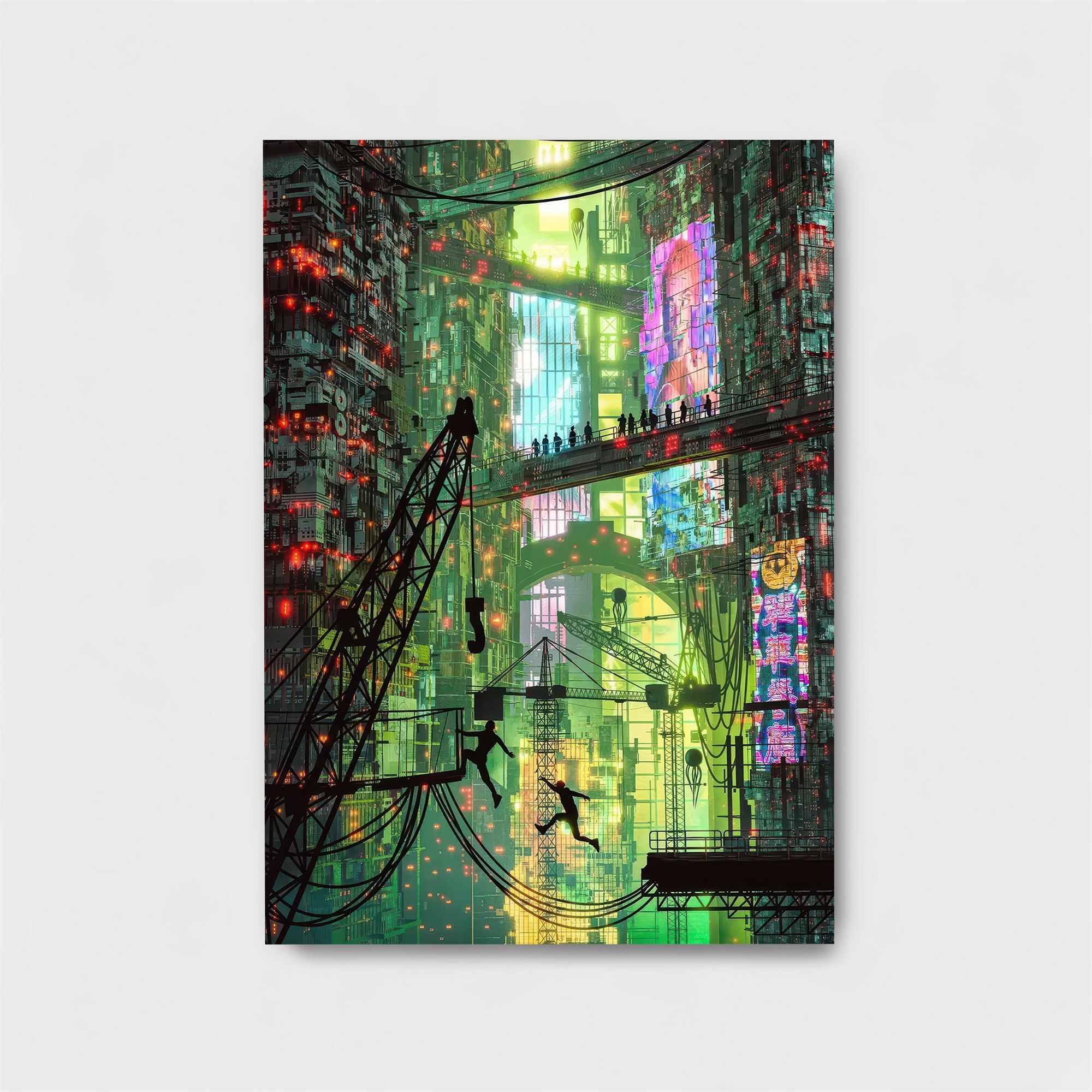 Neon Labyrinth Safe Wall Magnetic / M