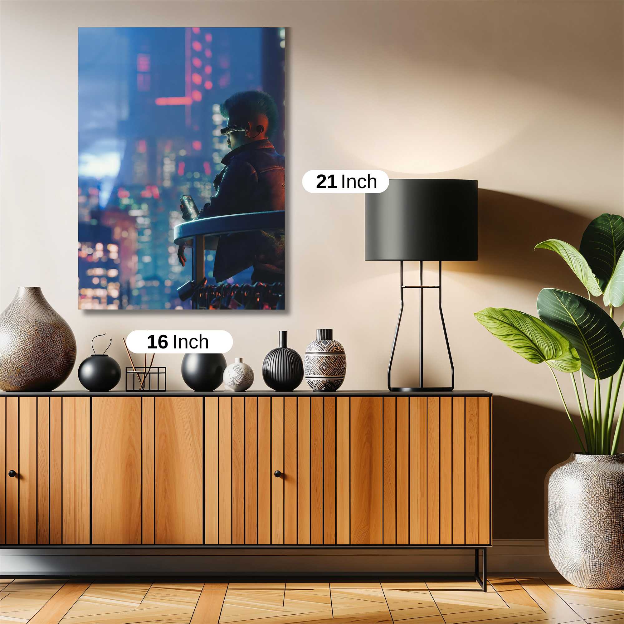 Cyberpunk Reflection Safe Wall Magnetic / M