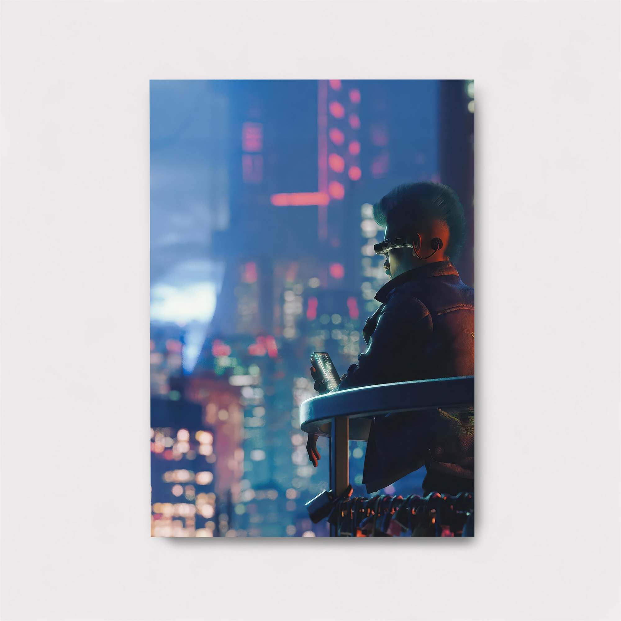 Cyberpunk Reflection Safe Wall Magnetic / M