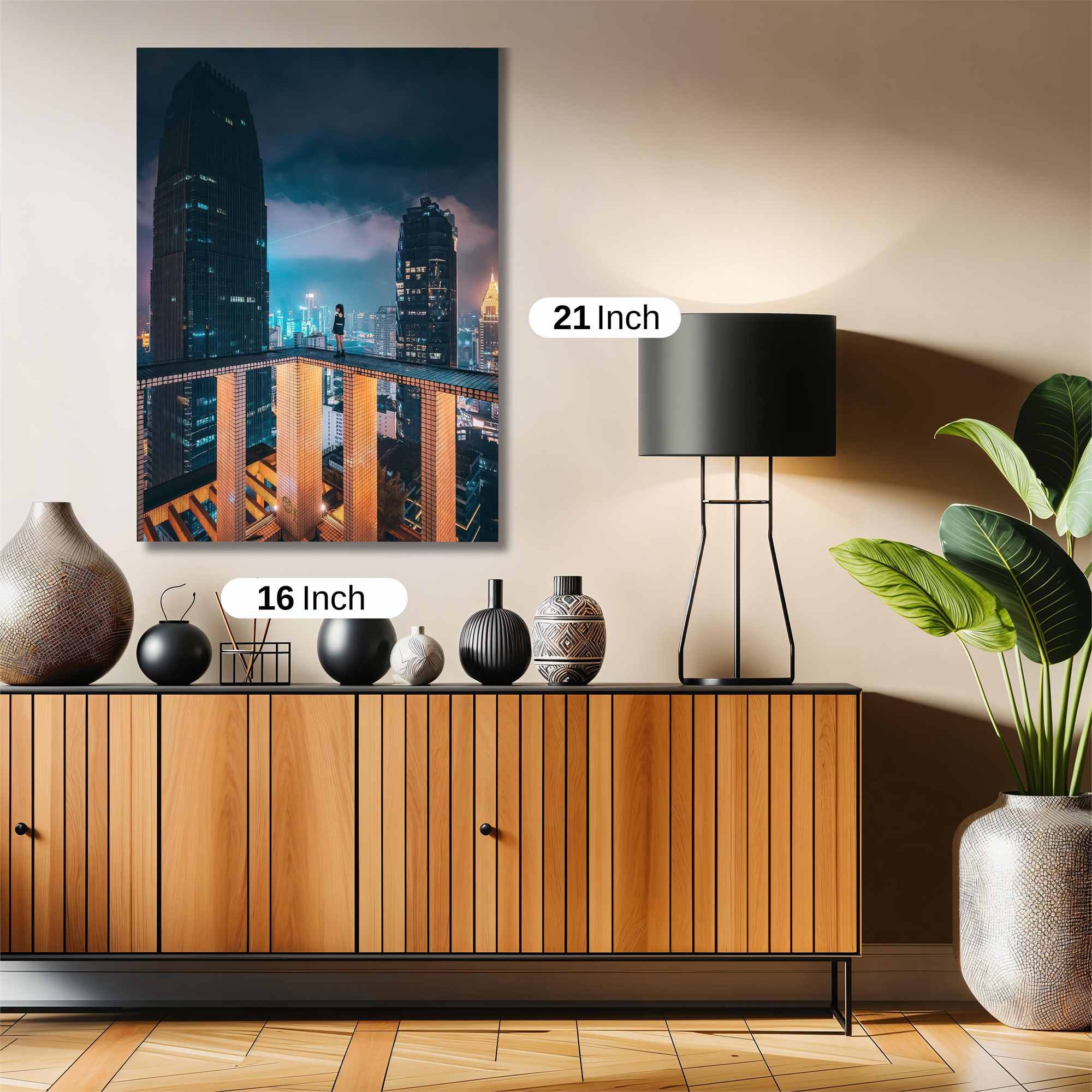 Skyline Solitude Safe Wall Magnetic / M