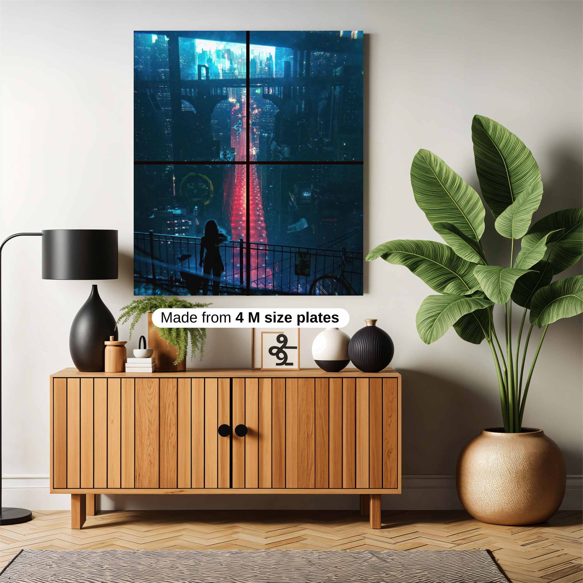 Futuristic Wonder Safe Wall Magnetic / M