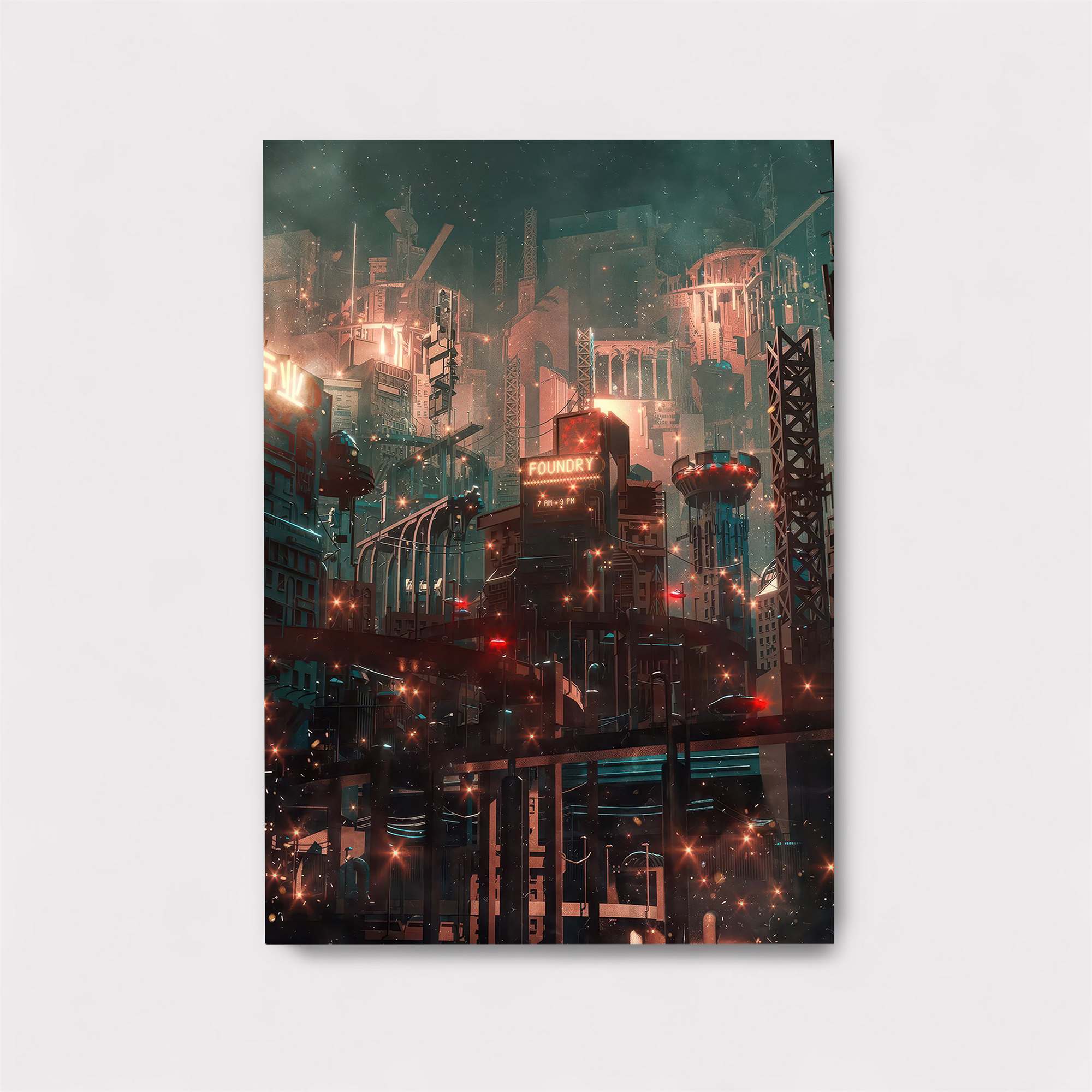 Cyberpunk Reverie Safe Wall Magnetic / M