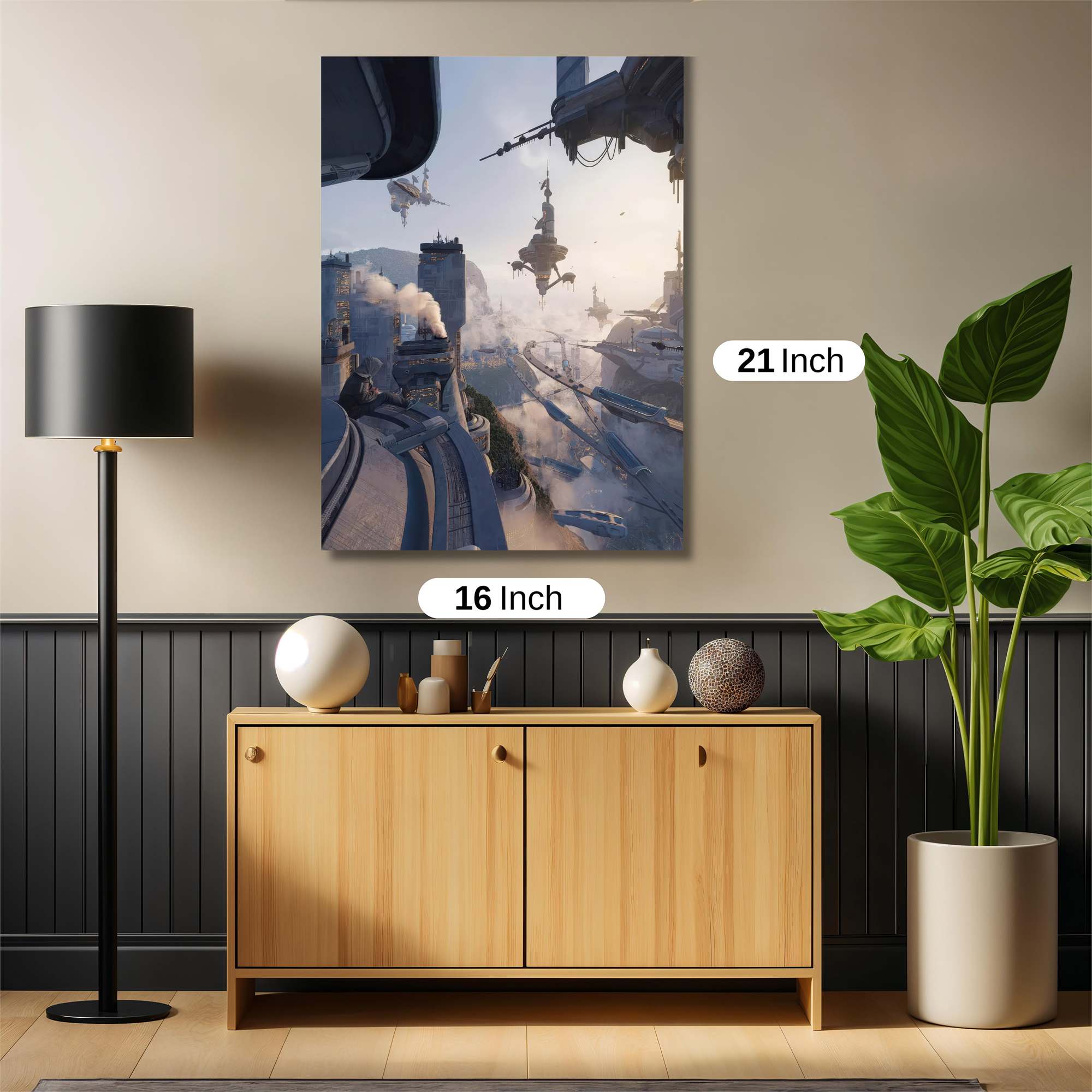 Skyward Serenity Safe Wall Magnetic / M