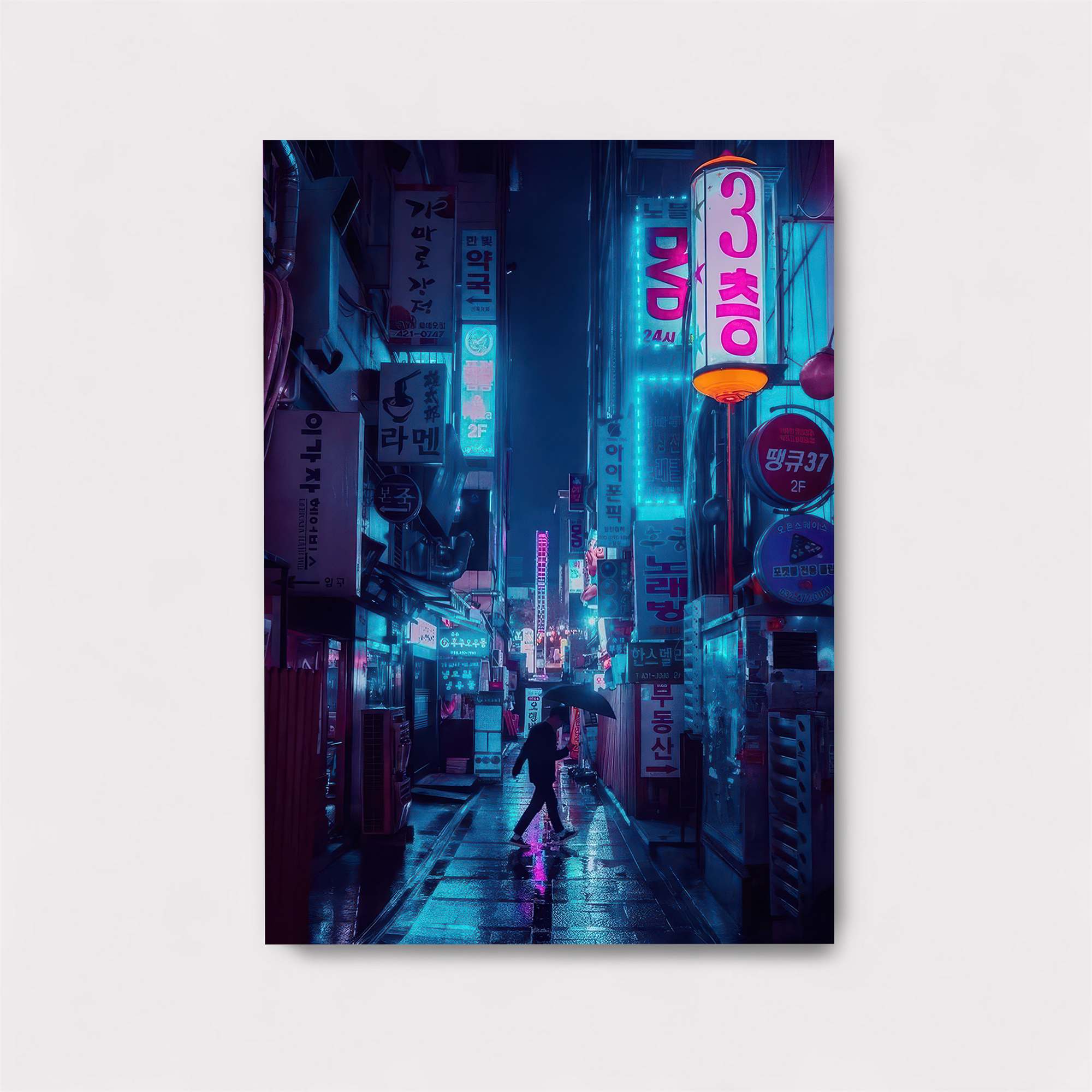 Neon Serenity Safe Wall Magnetic / M