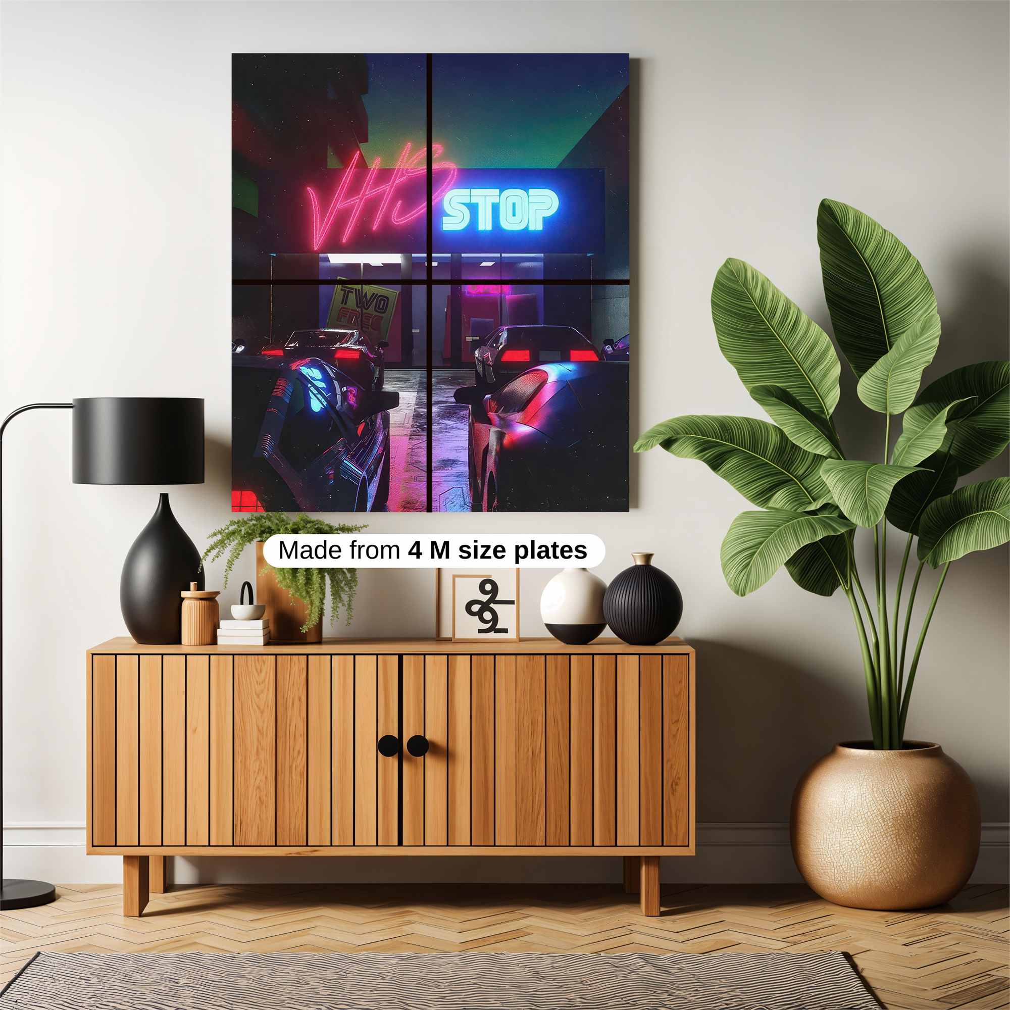 Retro Vibes Safe Wall Magnetic / M