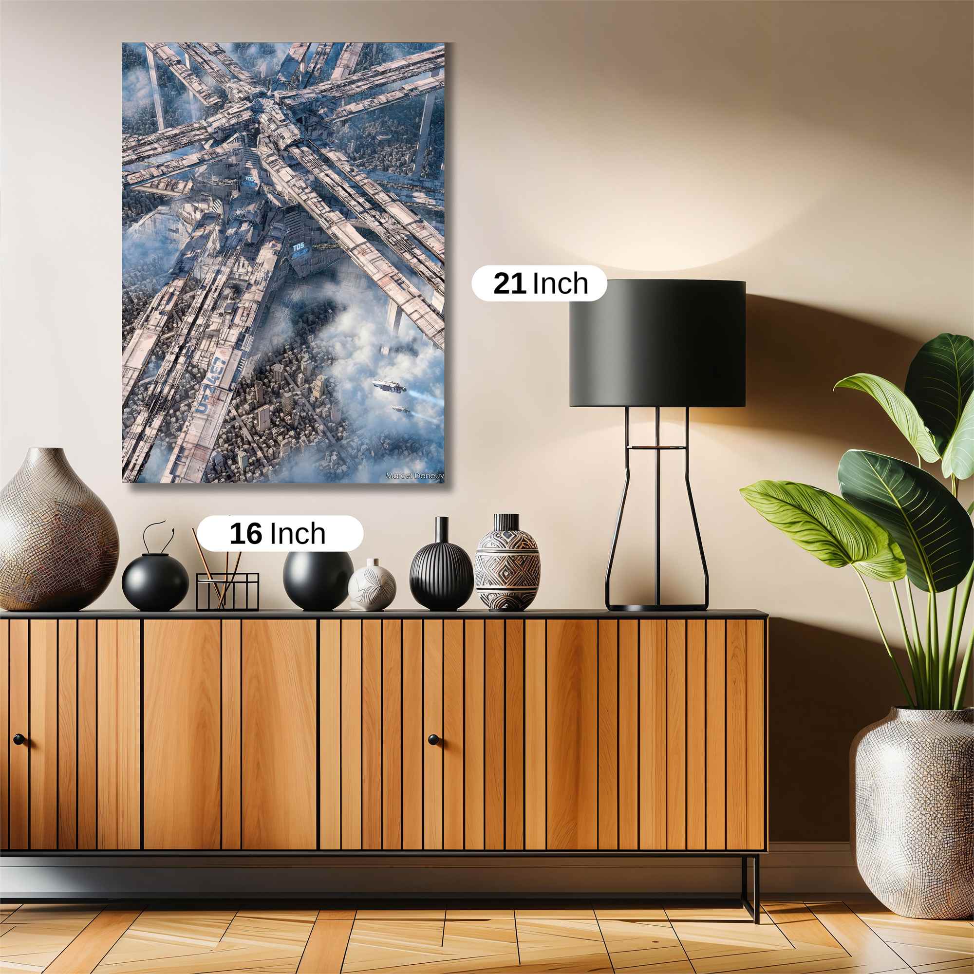 Futuristic Nexus Safe Wall Magnetic / M