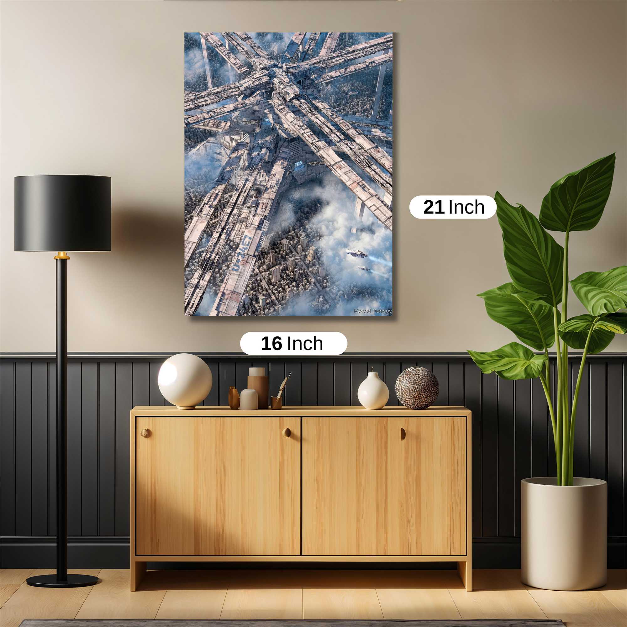 Futuristic Nexus Safe Wall Magnetic / M