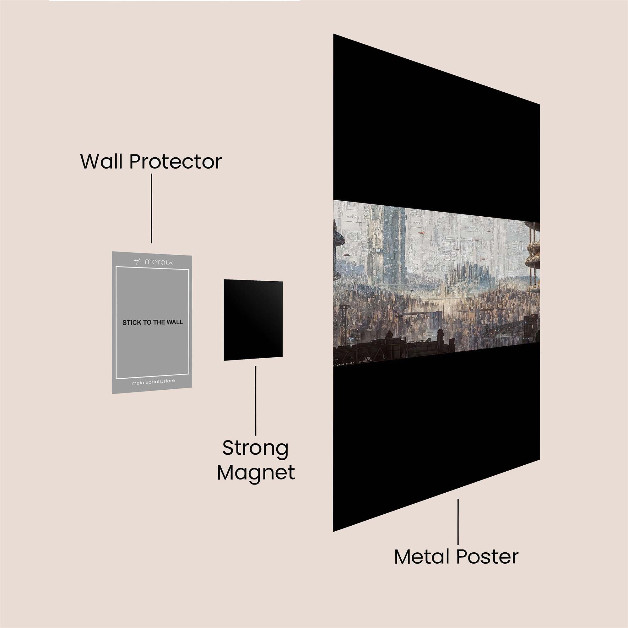 Silent Utopia Safe Wall Magnetic / M