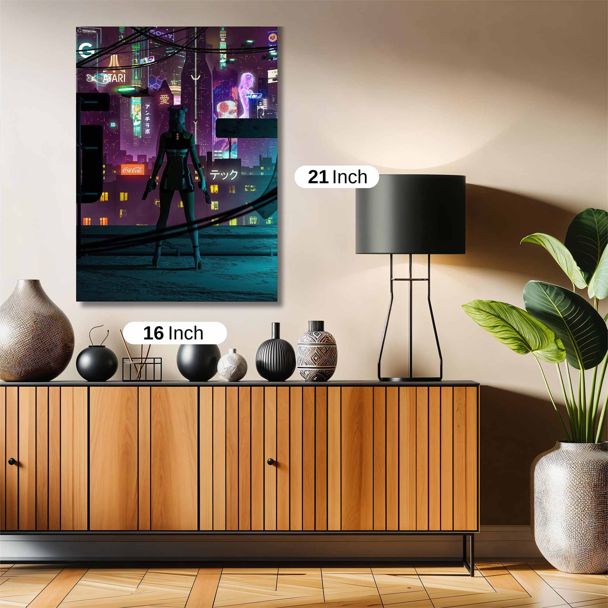 Cyberpunk Dystopia Safe Wall Magnetic / M