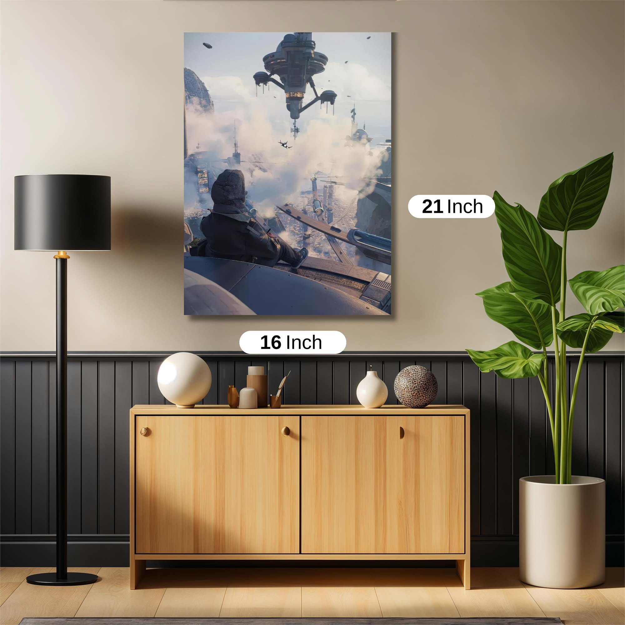 Futuristic Reverie Safe Wall Magnetic / M