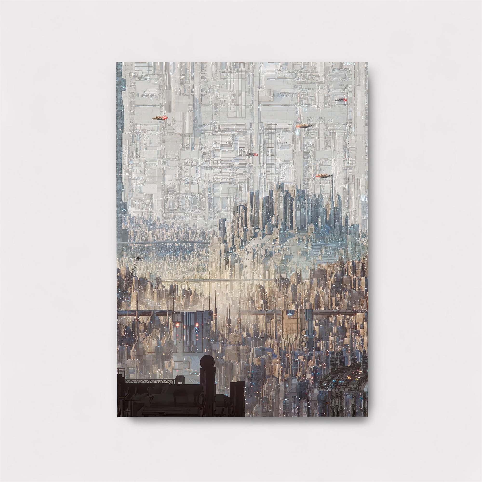 Futuristic Tapestry Safe Wall Magnetic / M