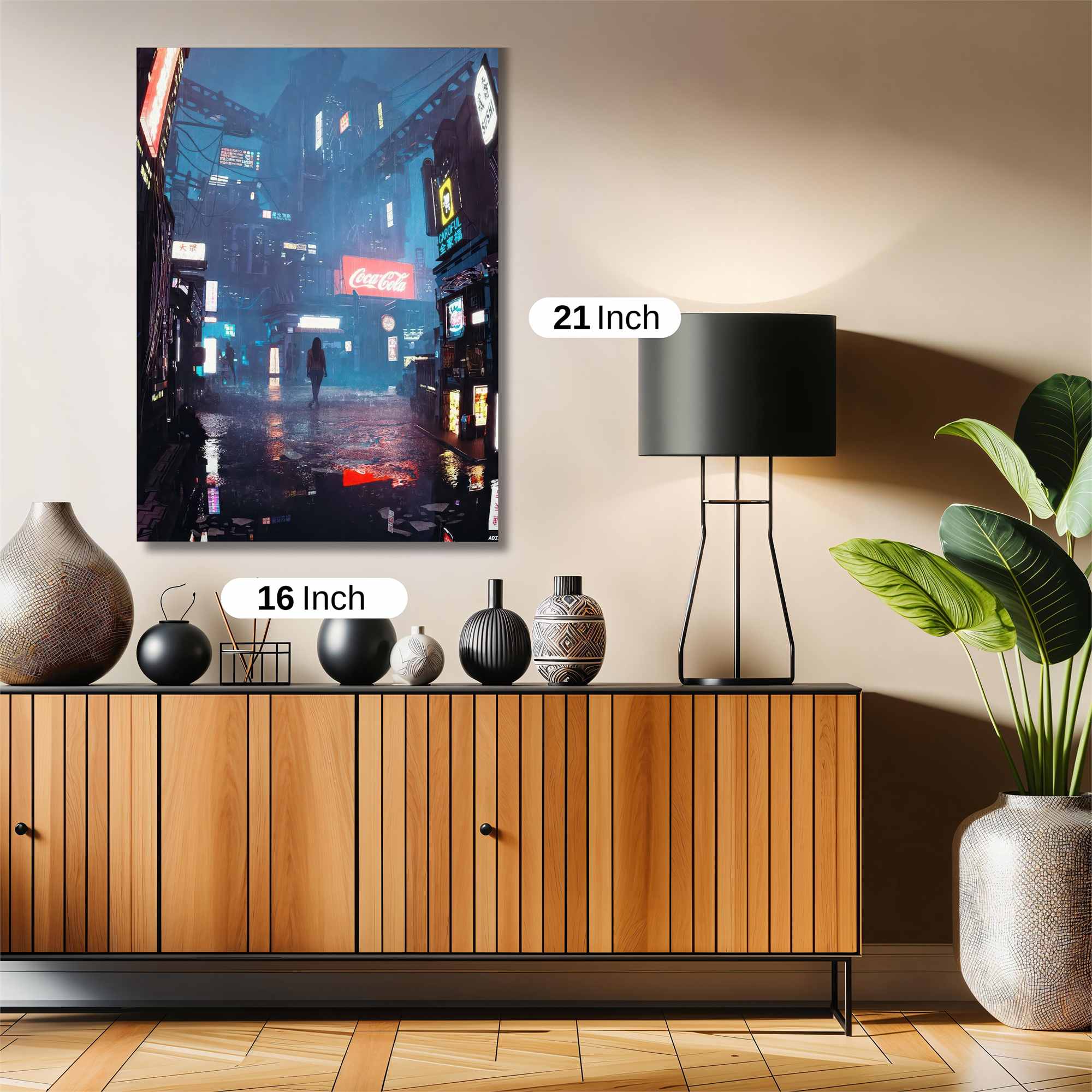 Cyberpunk Reverie Safe Wall Magnetic / M