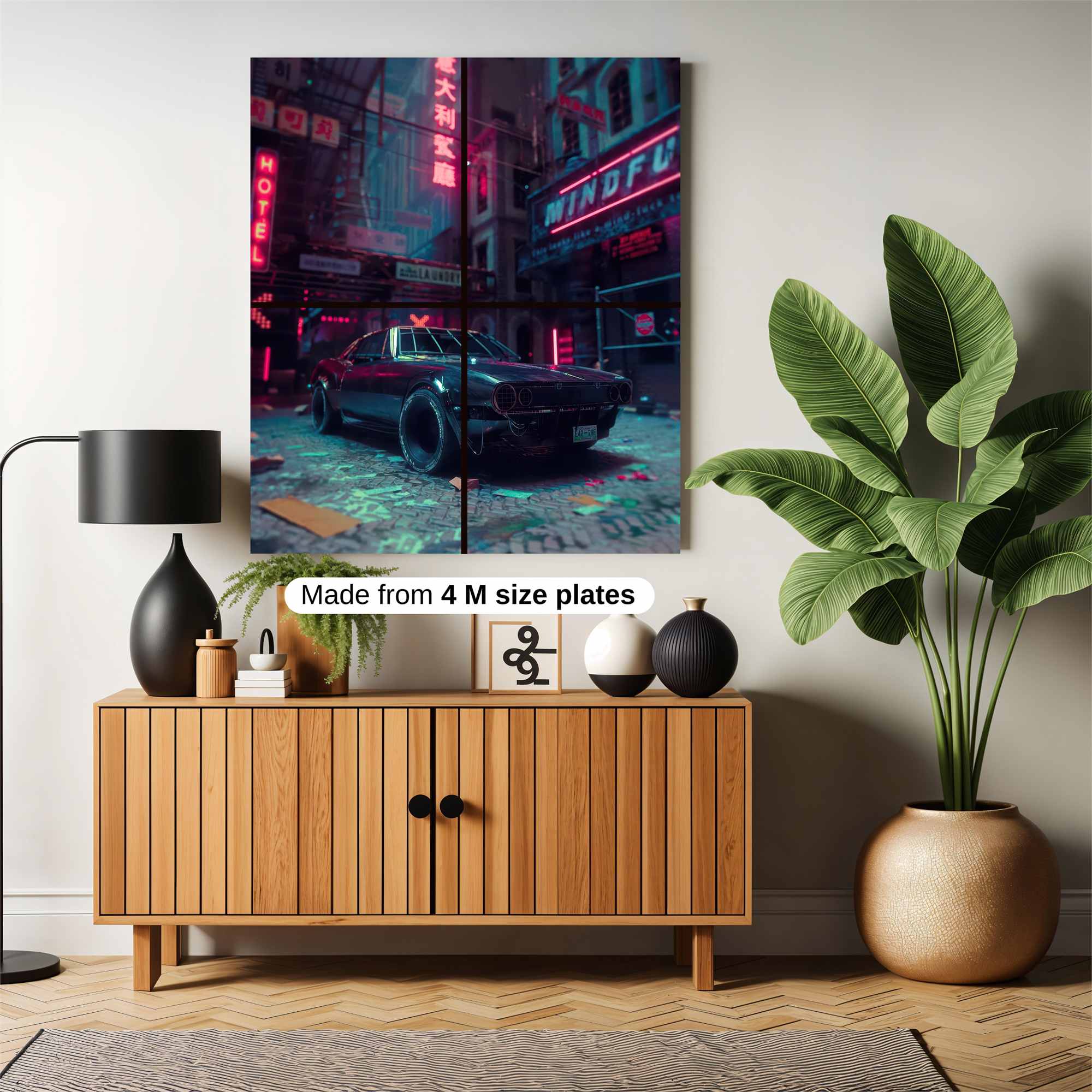 Neon Drift Safe Wall Magnetic / M