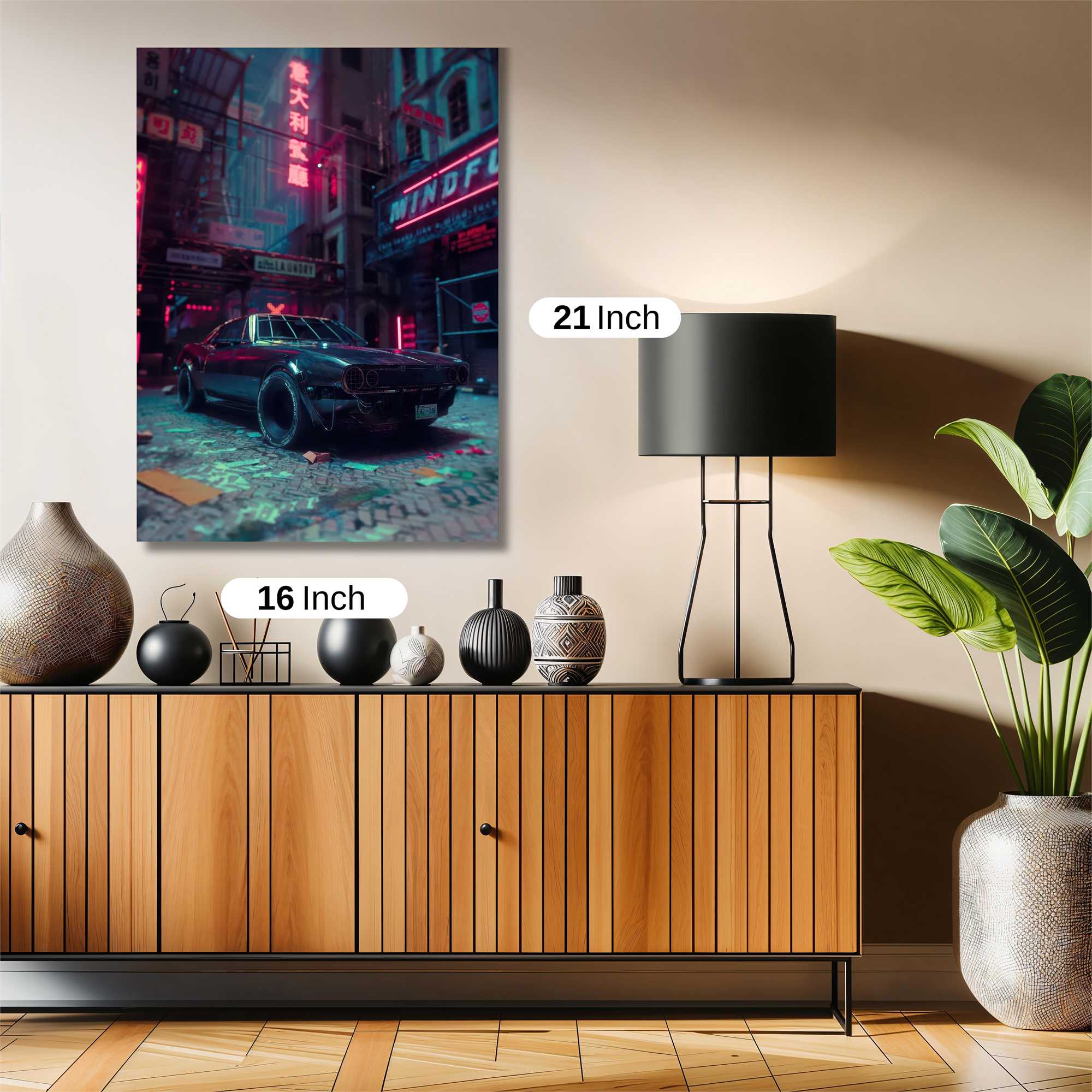 Neon Drift Safe Wall Magnetic / M