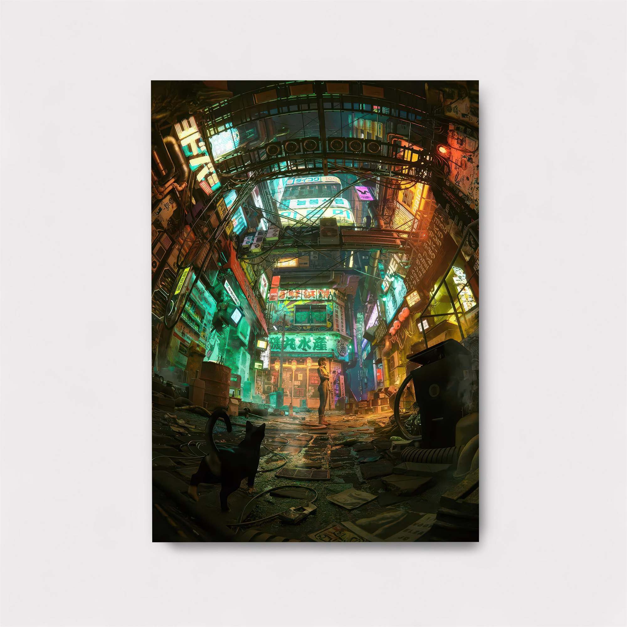 Neon Whimsy Safe Wall Magnetic / M