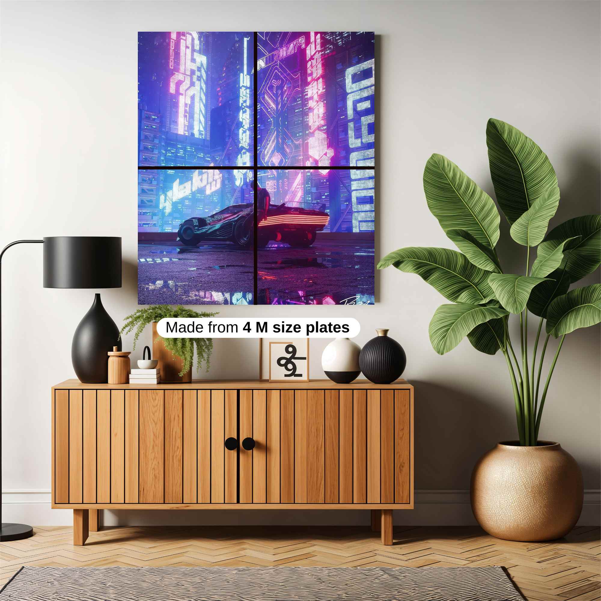 Neon Sojourn Safe Wall Magnetic / M