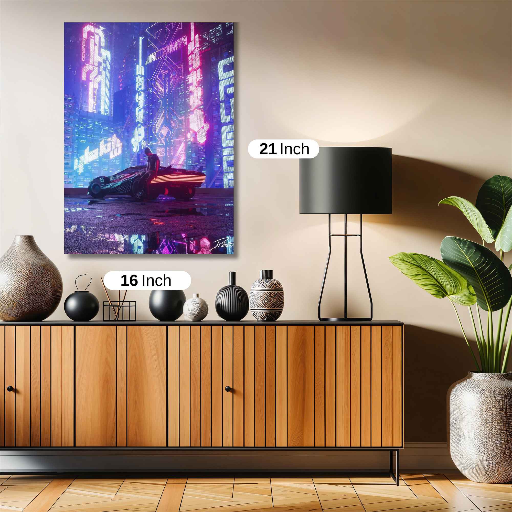 Neon Sojourn Safe Wall Magnetic / M