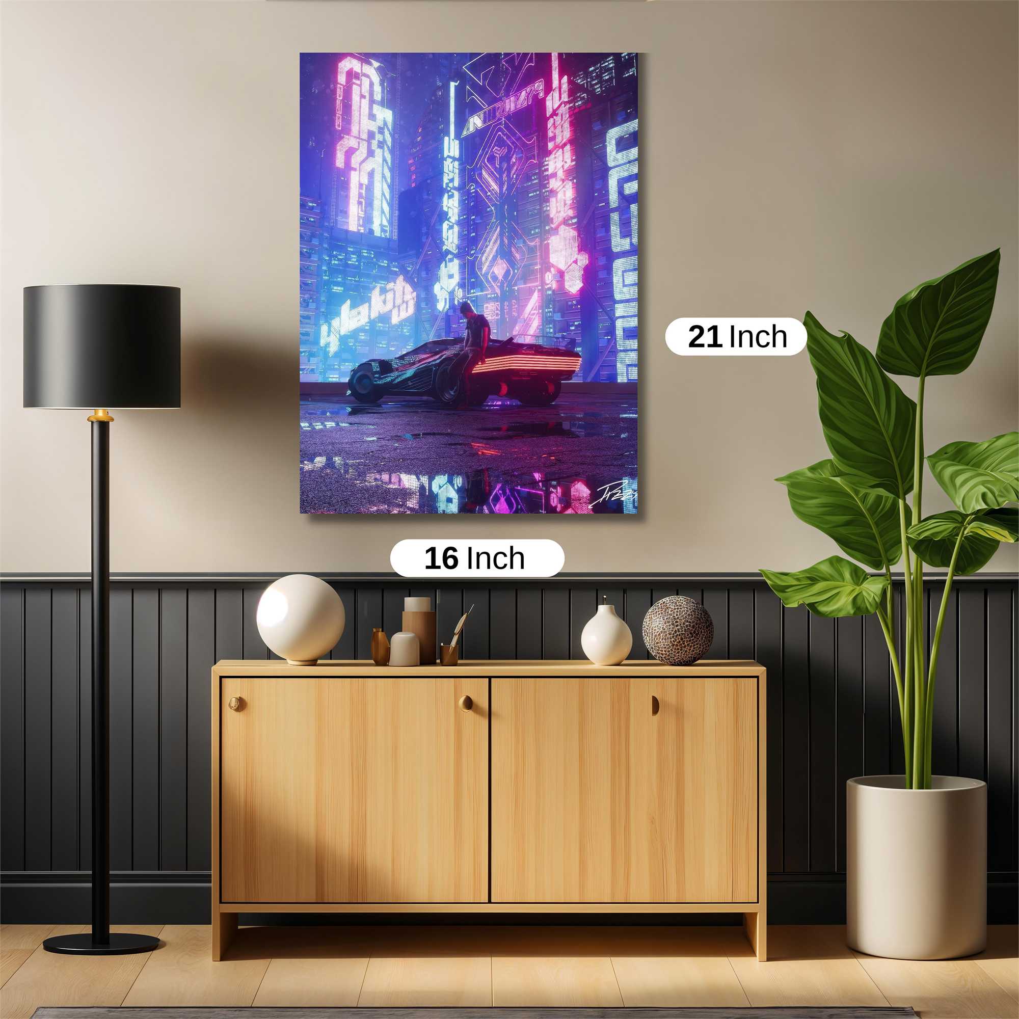 Neon Sojourn Safe Wall Magnetic / M