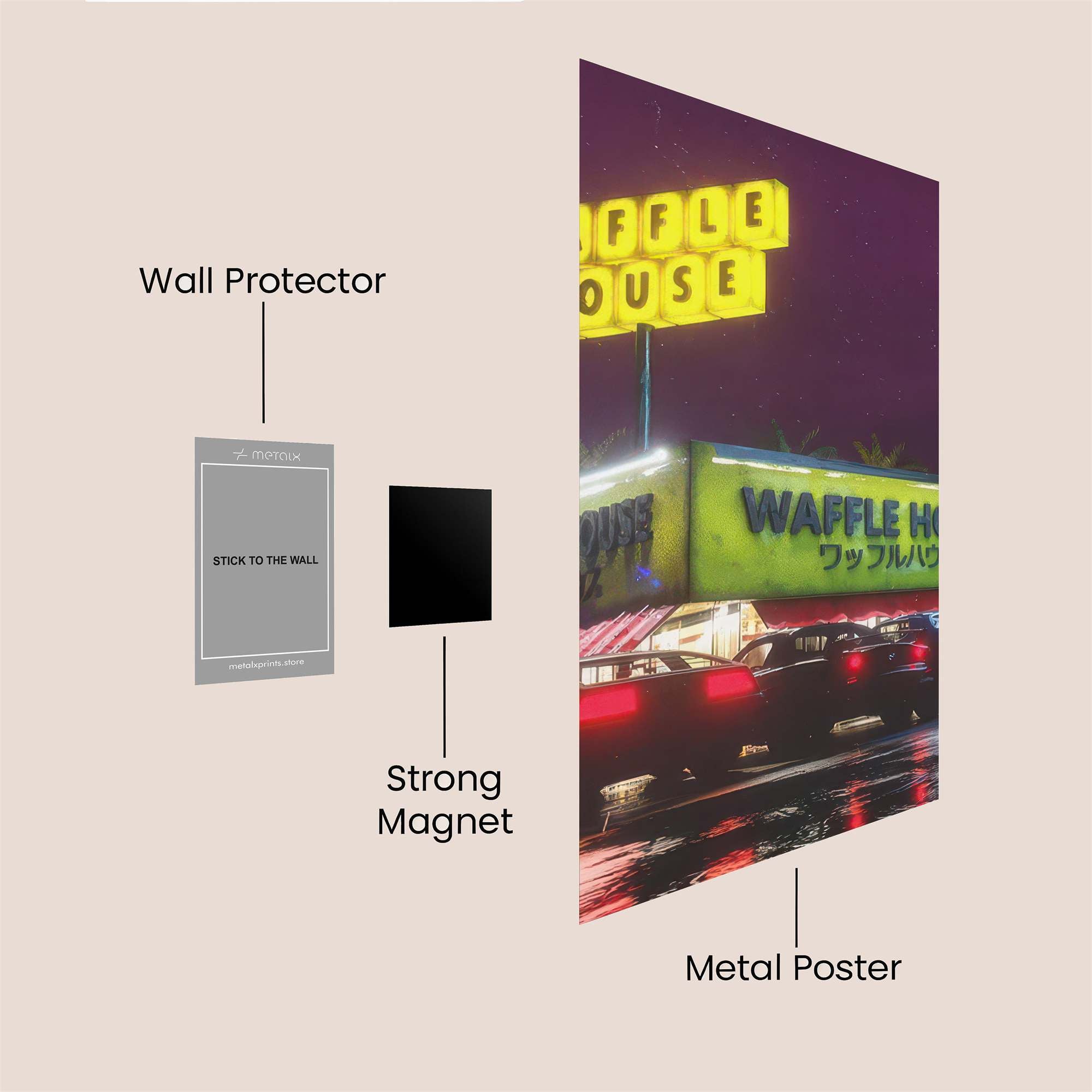 Cybernight Reverie Safe Wall Magnetic / M