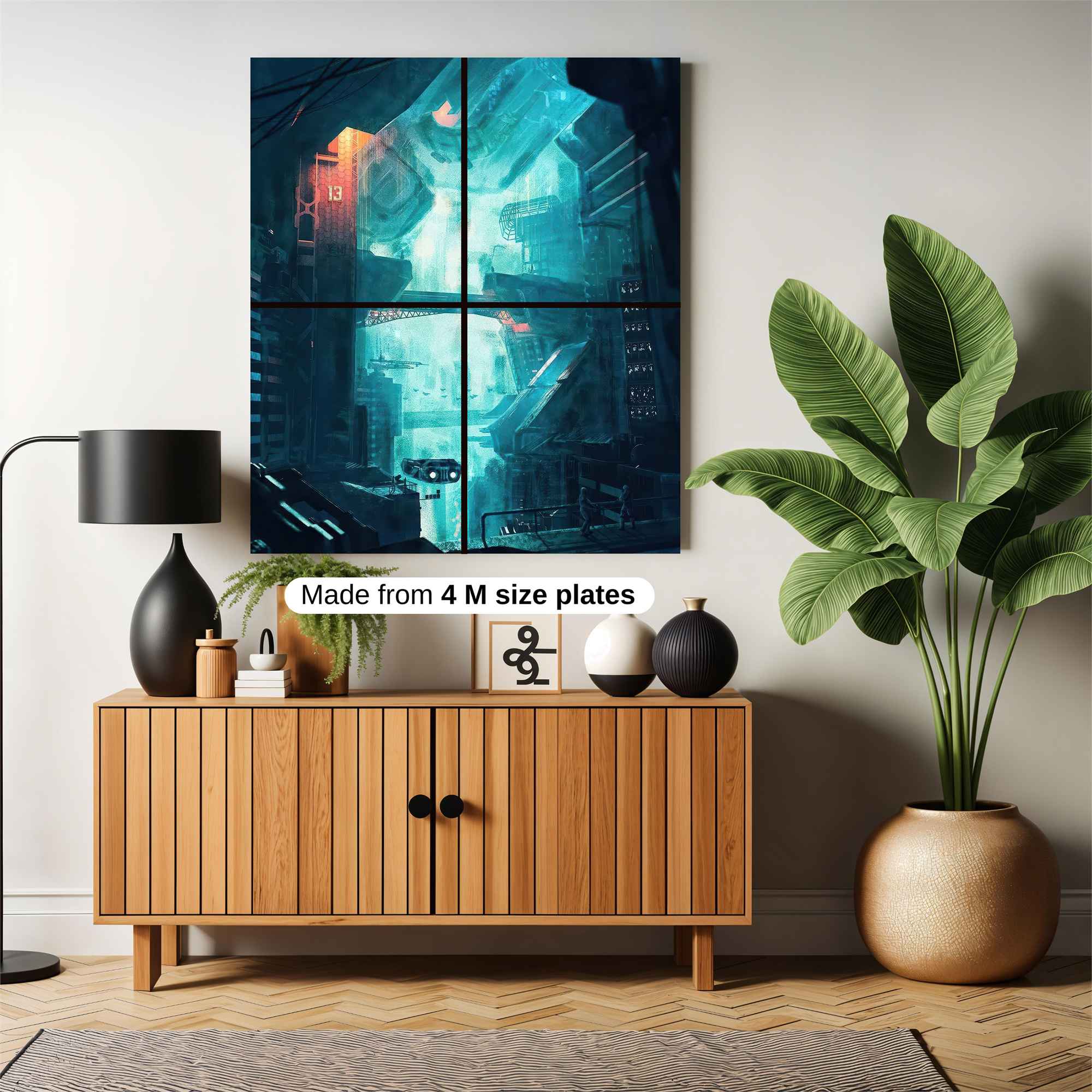 Neon Metropolis Safe Wall Magnetic / M