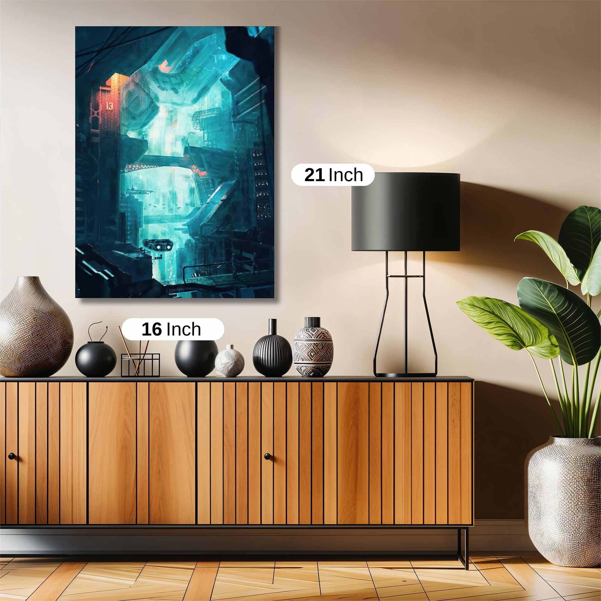 Neon Metropolis Safe Wall Magnetic / M