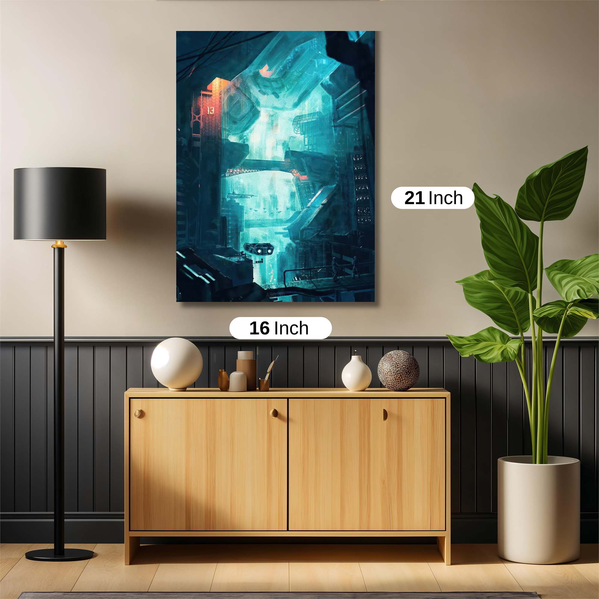 Neon Metropolis Safe Wall Magnetic / M