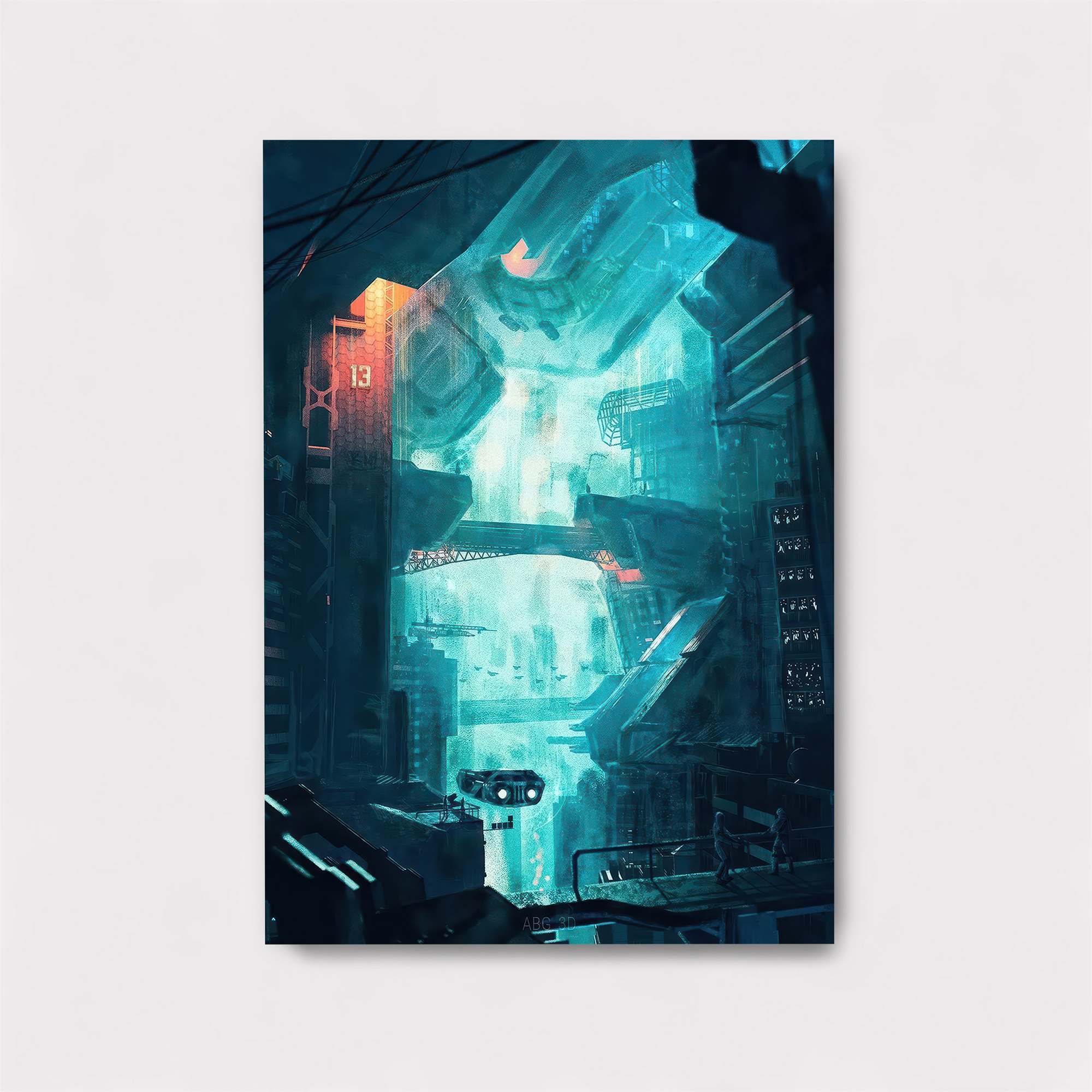 Neon Metropolis Safe Wall Magnetic / M