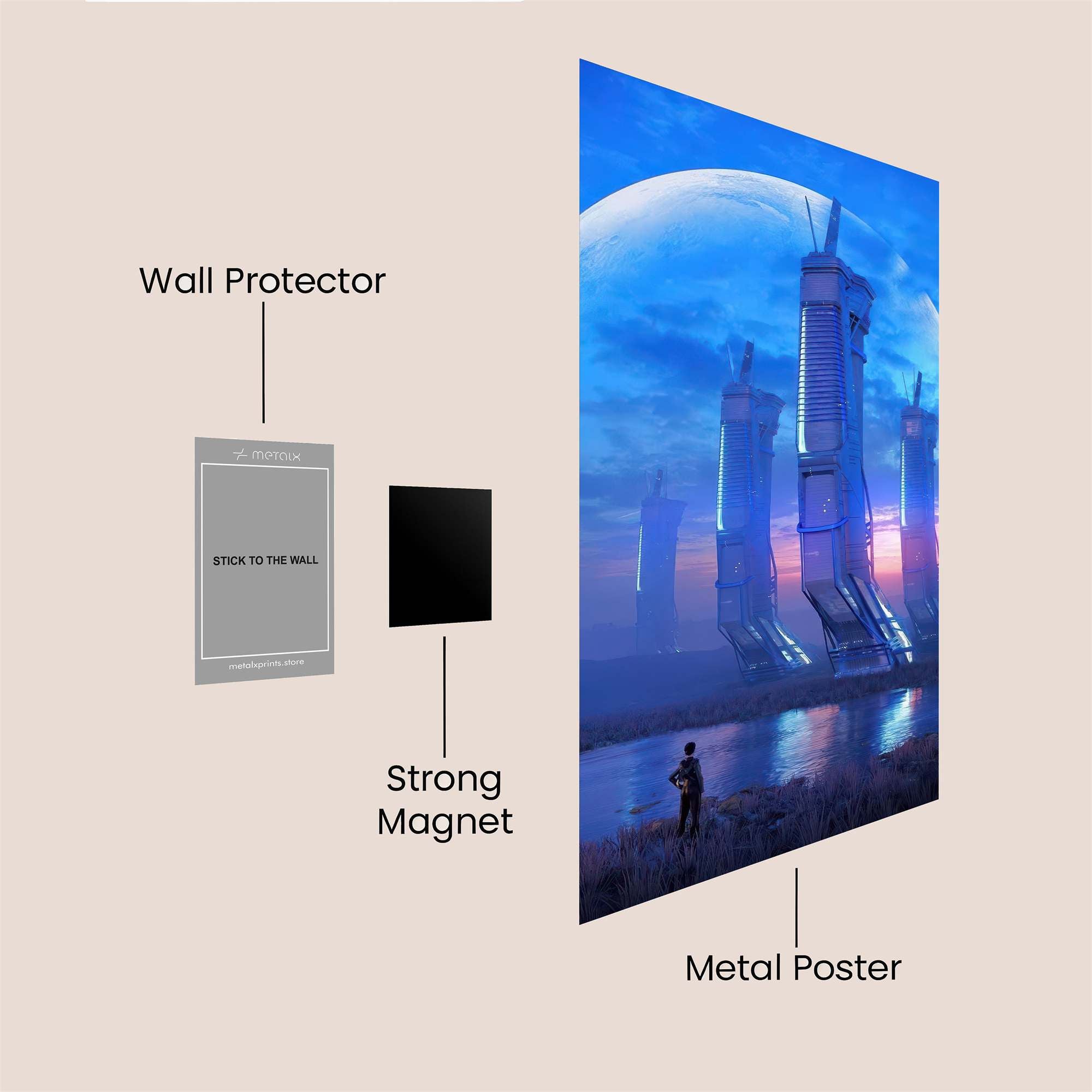 Lunar Sentinels Safe Wall Magnetic / M