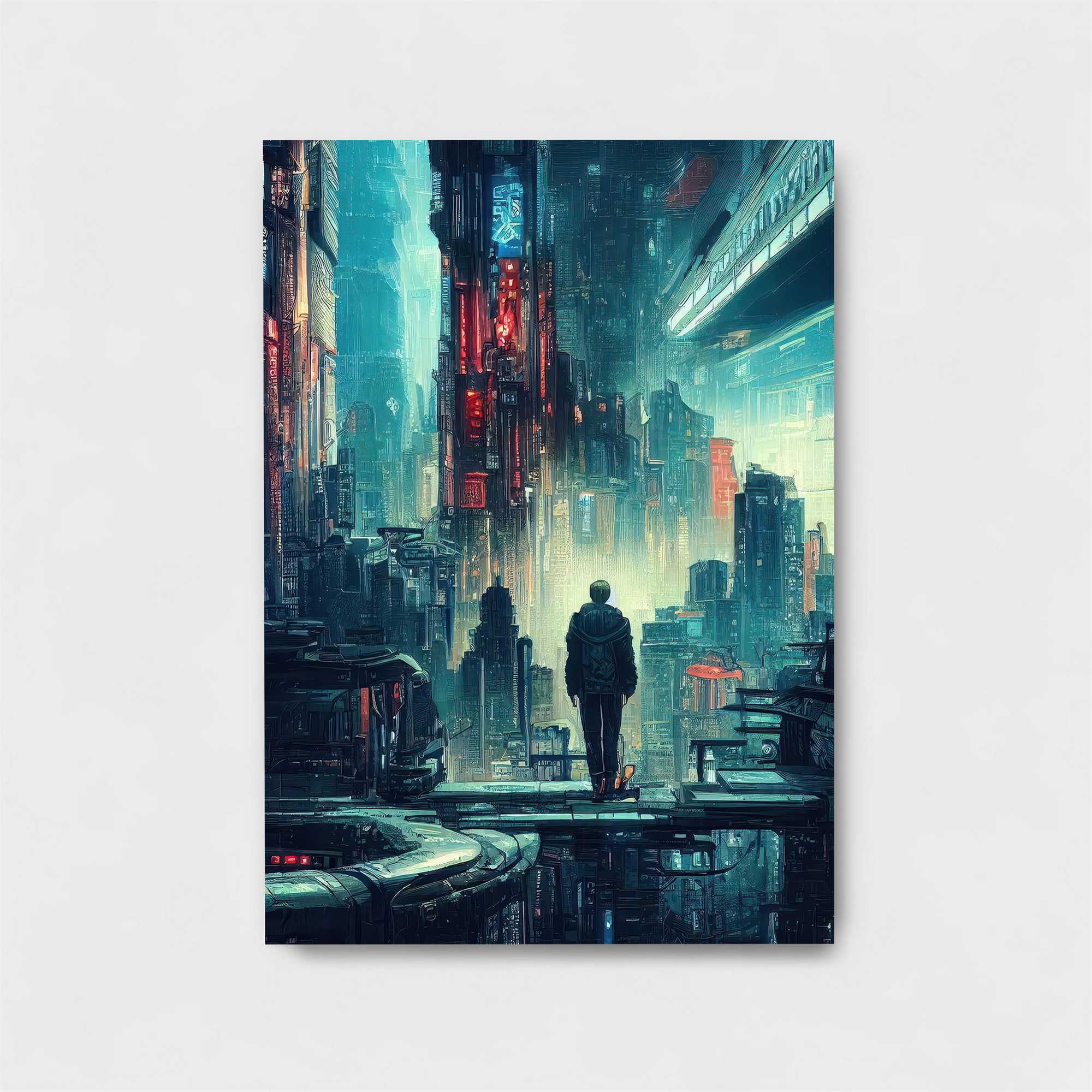 Futuristic Solitude Safe Wall Magnetic / M