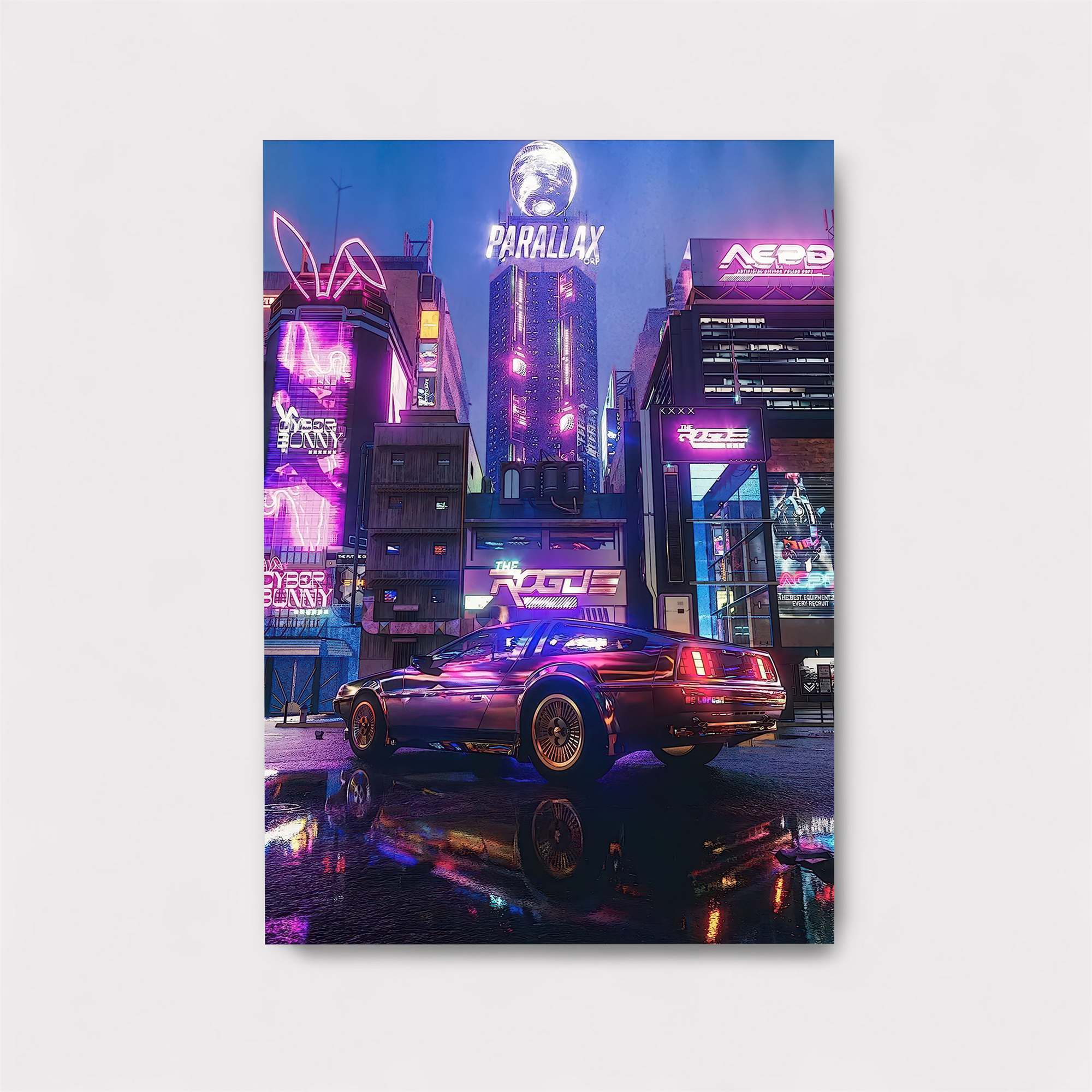 Neon Dreamscape Safe Wall Magnetic / M