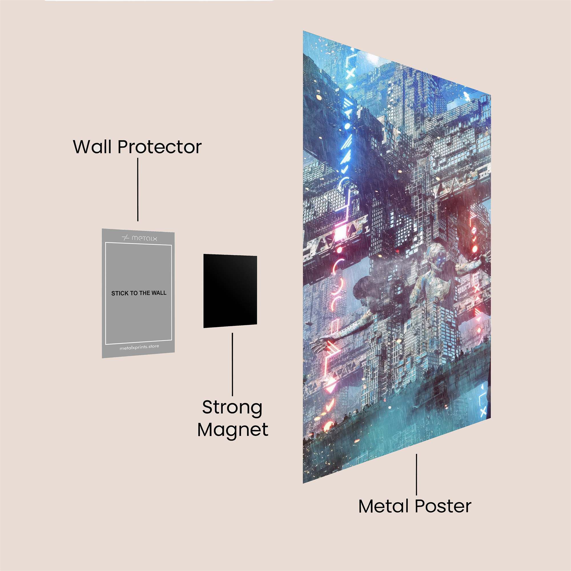 Future Enigma Safe Wall Magnetic / M