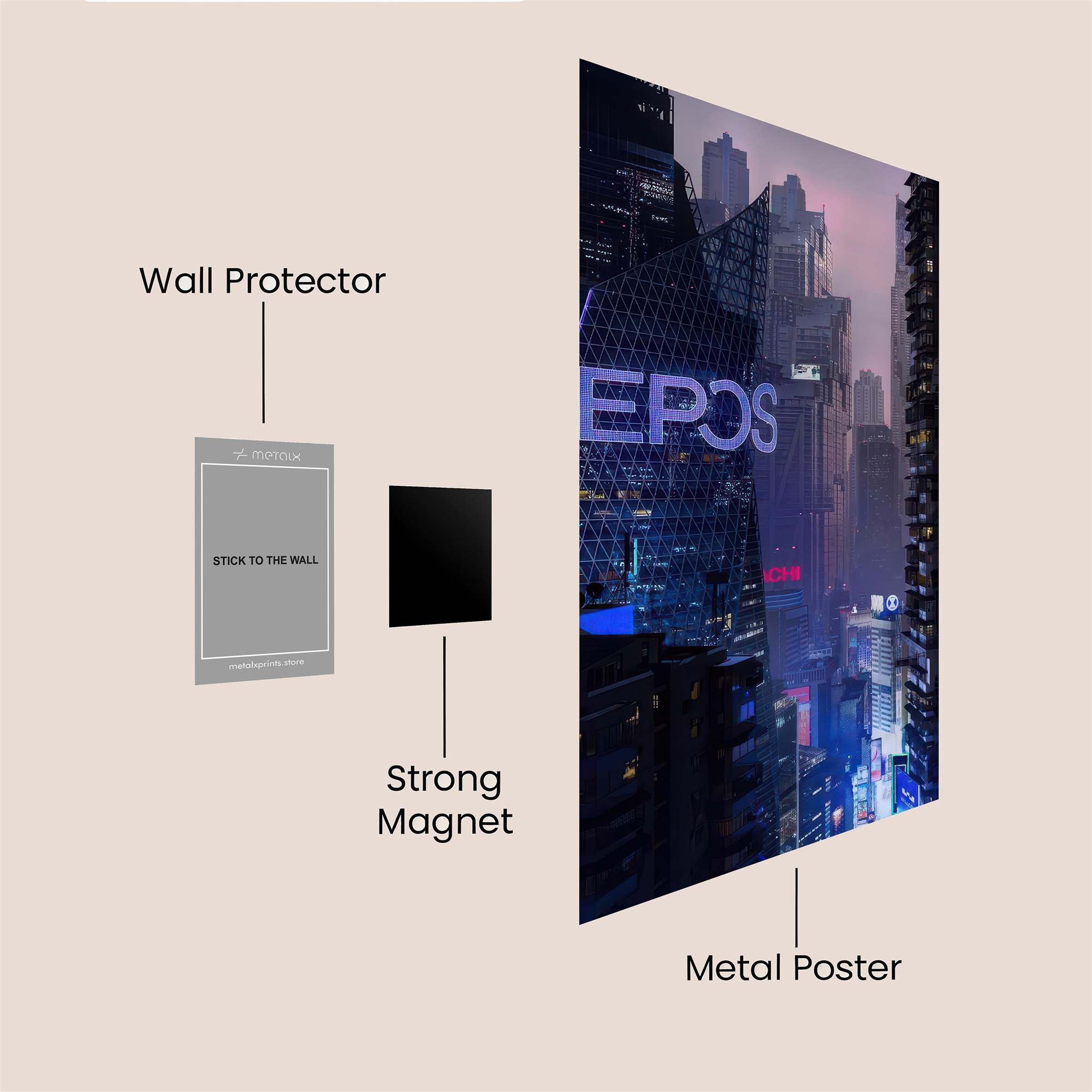 Urban Echos Safe Wall Magnetic / M