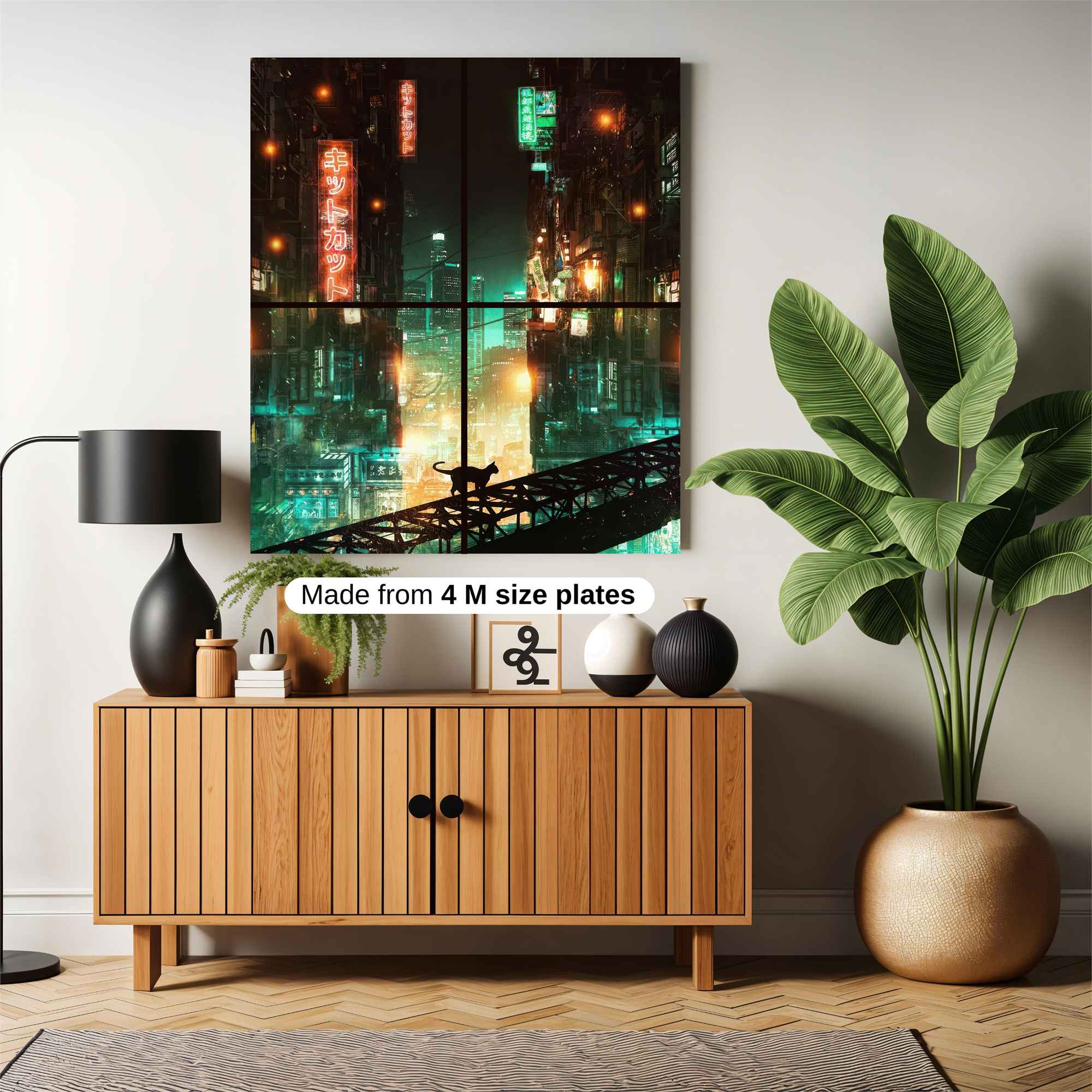 Neon Serenity Safe Wall Magnetic / M