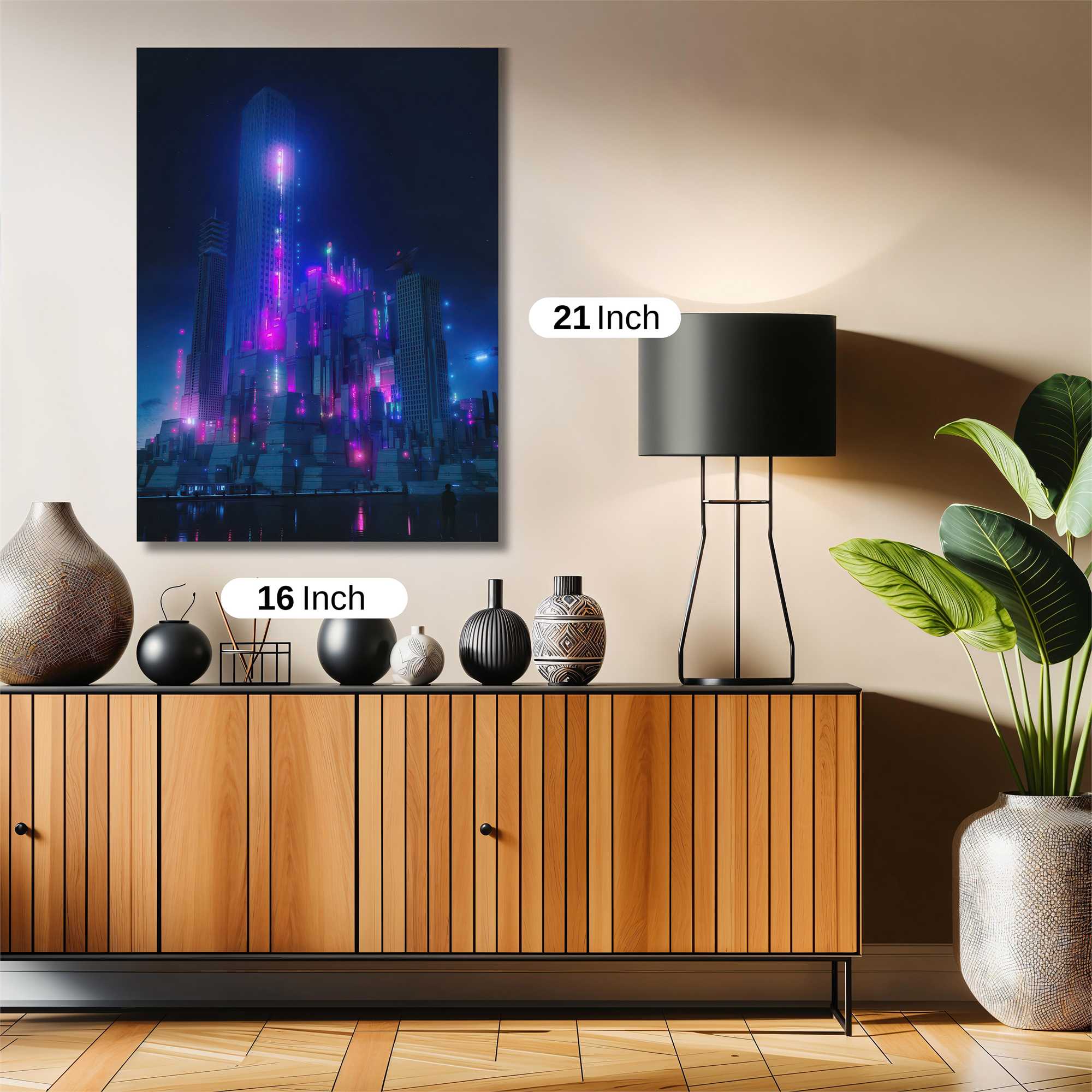 Neon Metropolis Safe Wall Magnetic / M