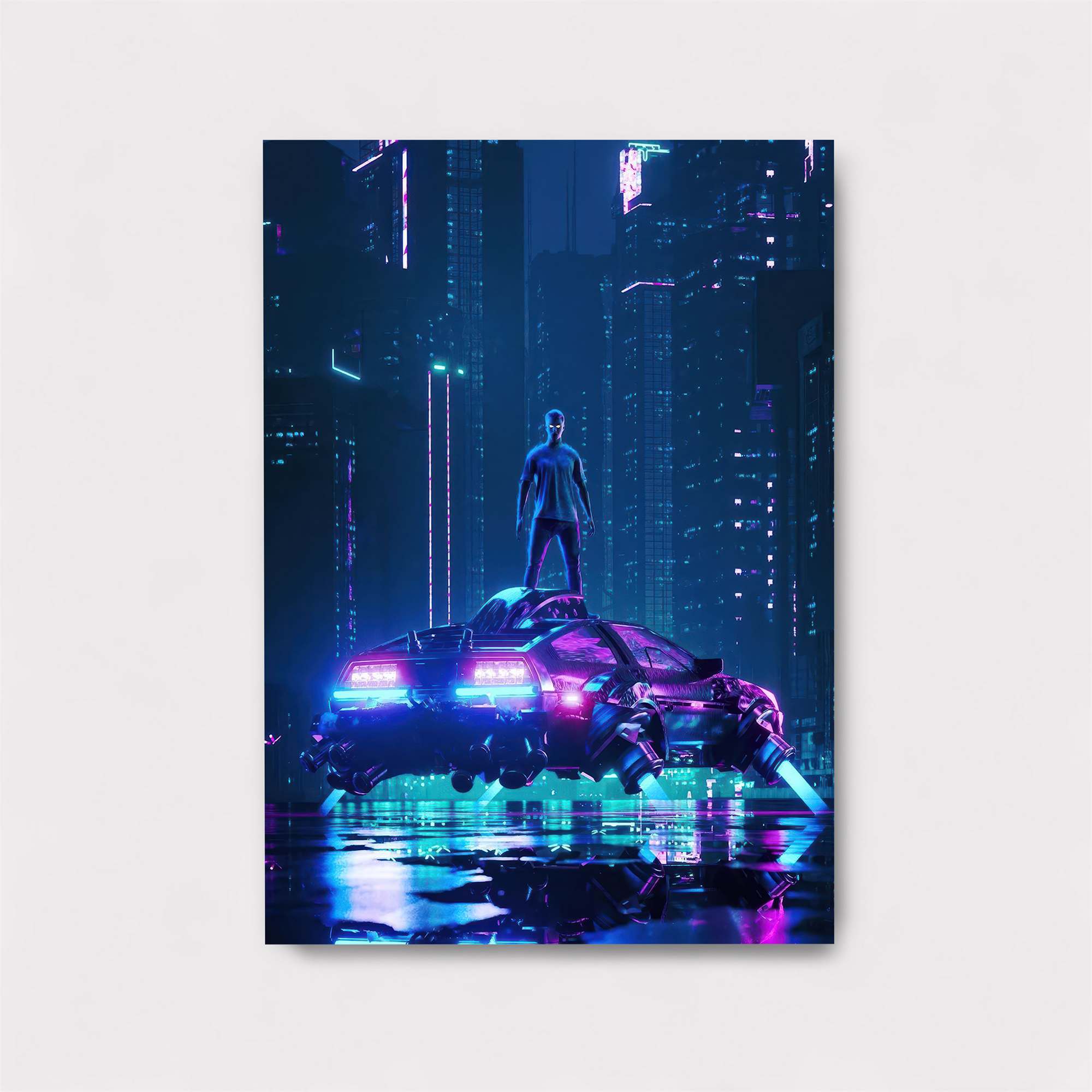 Neon Ascension Safe Wall Magnetic / M