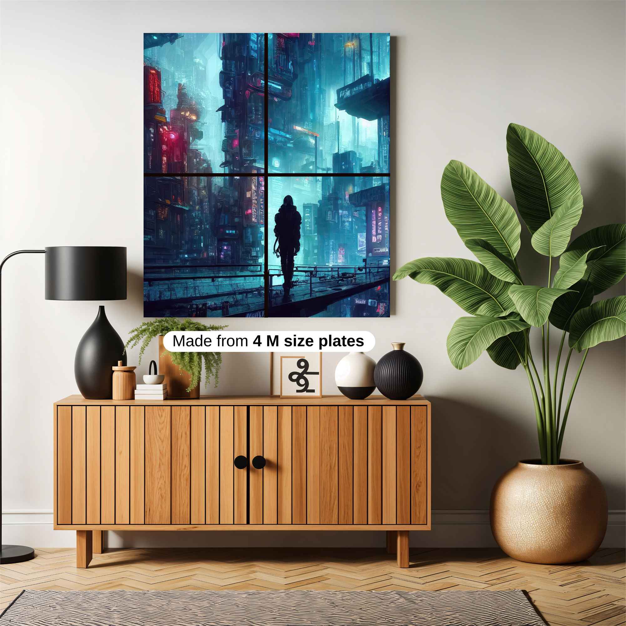 Neon Serenity Safe Wall Magnetic / M