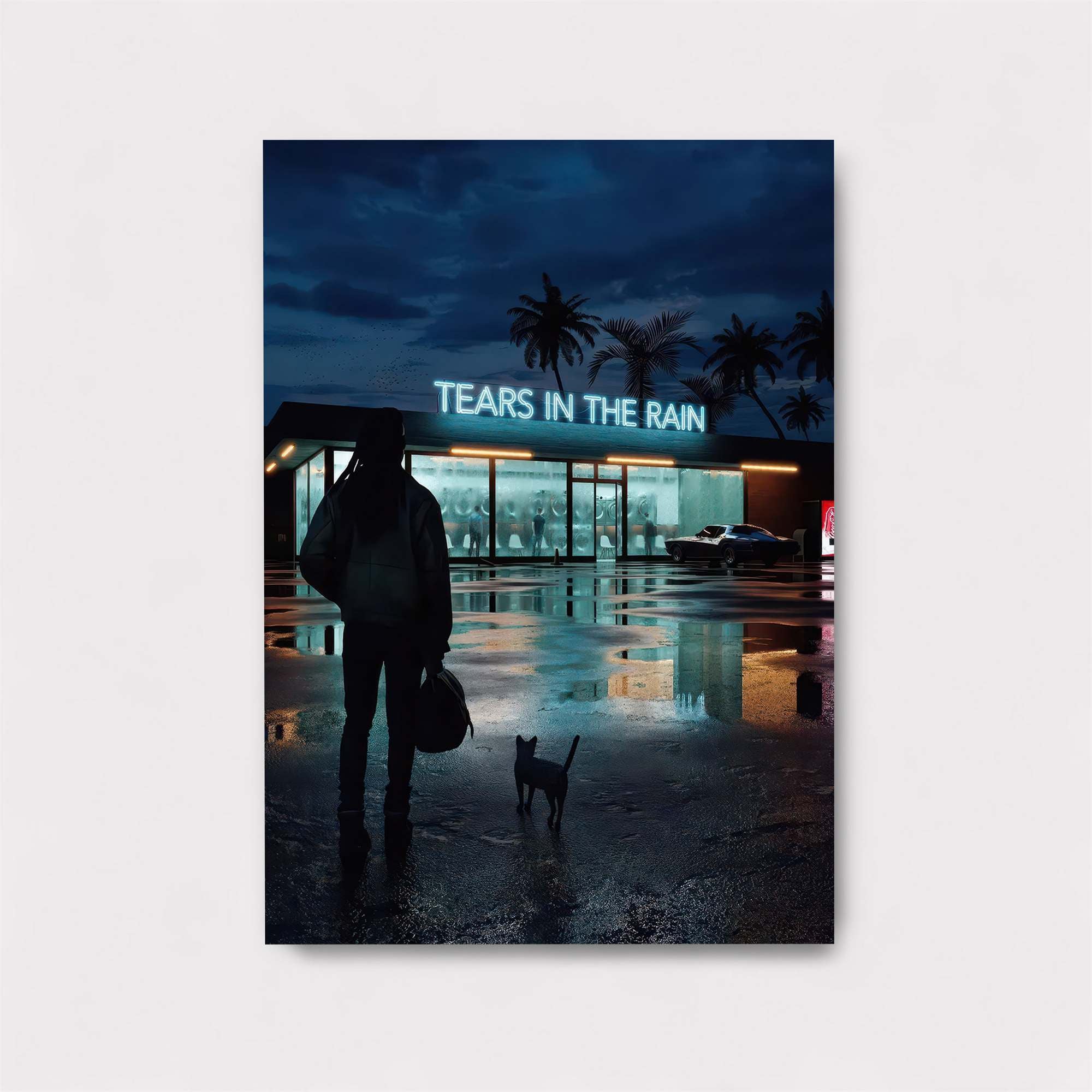 Neon Reflection Safe Wall Magnetic / M