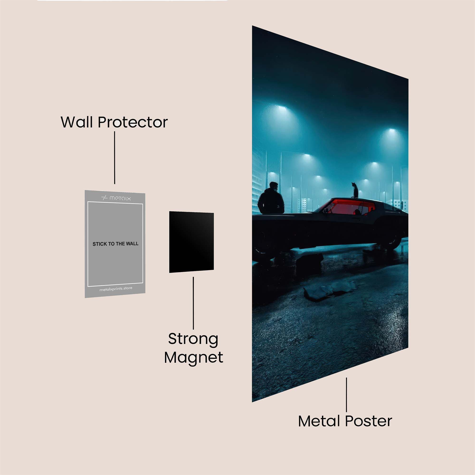 Nocturnal Odyssey Safe Wall Magnetic / M